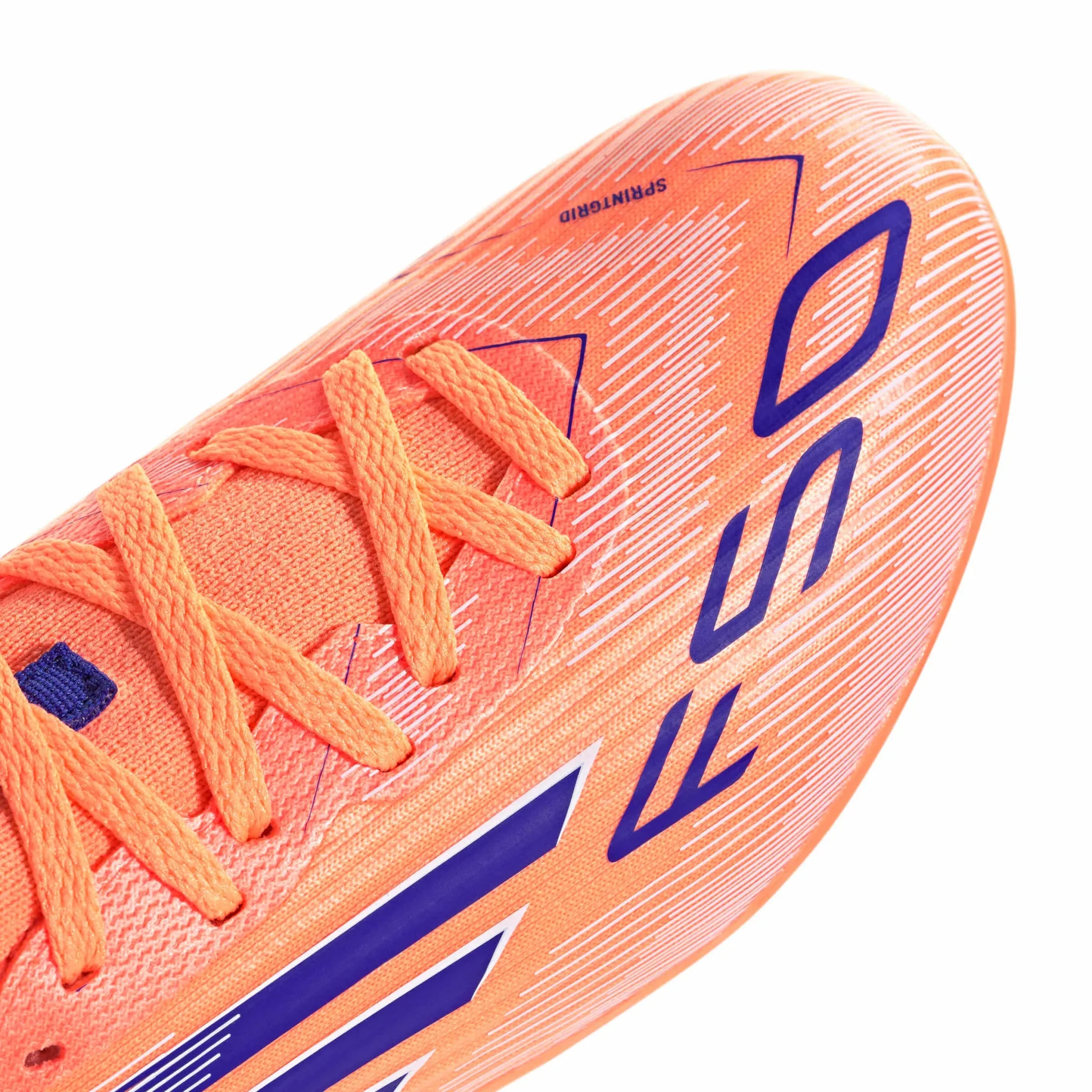 adidas Junior F50 League Mid Firm/Multi Ground Soccer Cleats - Coral Blaze Pack (FA25) - Image 7