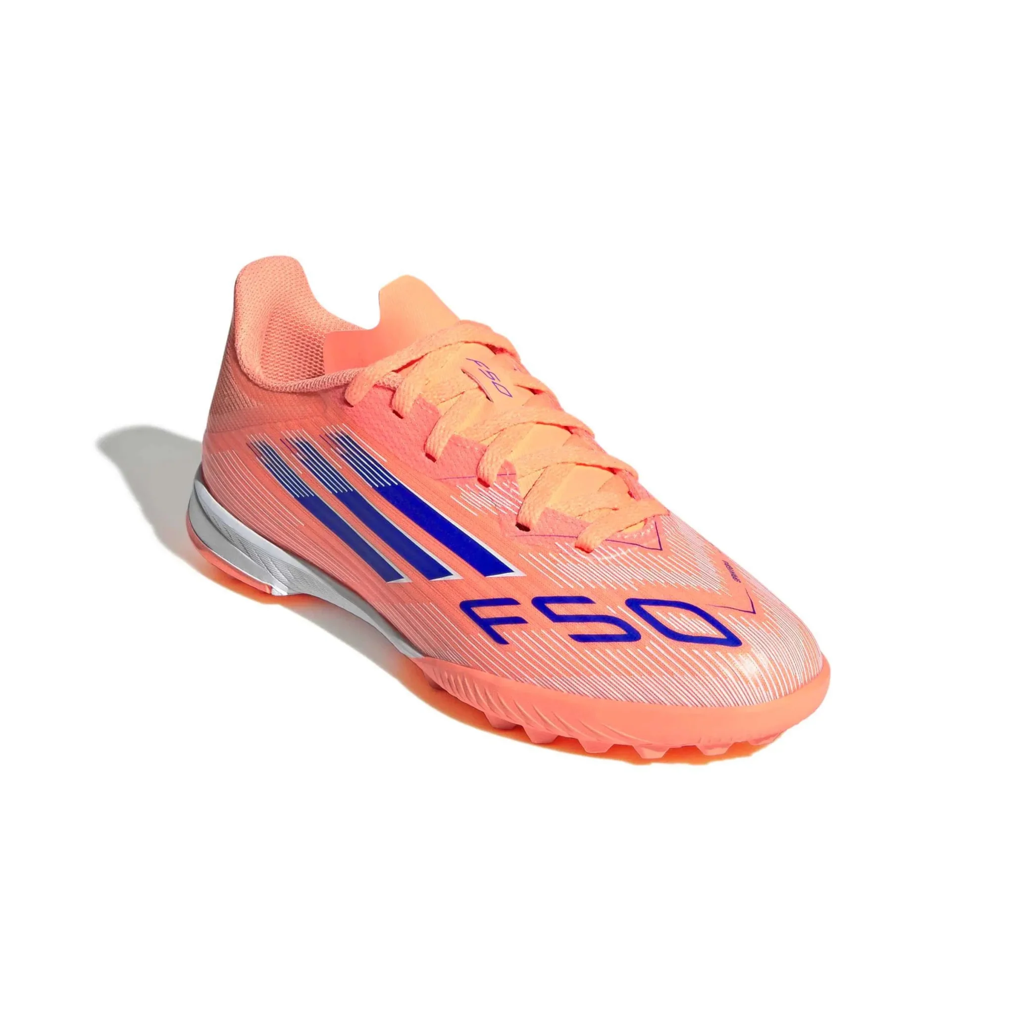 adidas Junior F50 League Turf Soccer Shoes - Coral Blaze Pack (FA25) - Image 3