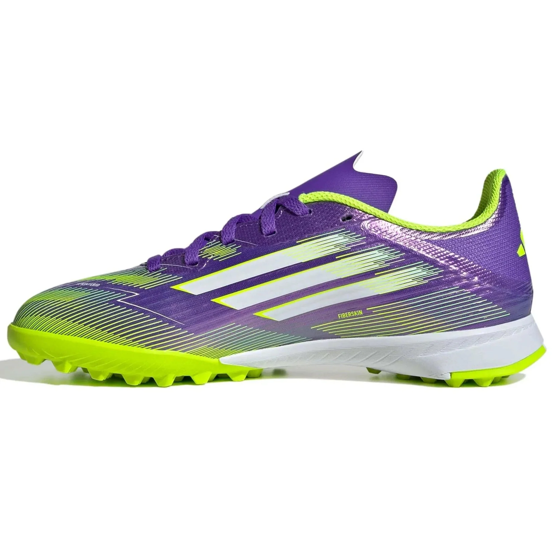 adidas Junior F50 League Turf Soccer Shoes - Radiant Blaze Pack (FA25) - Image 2
