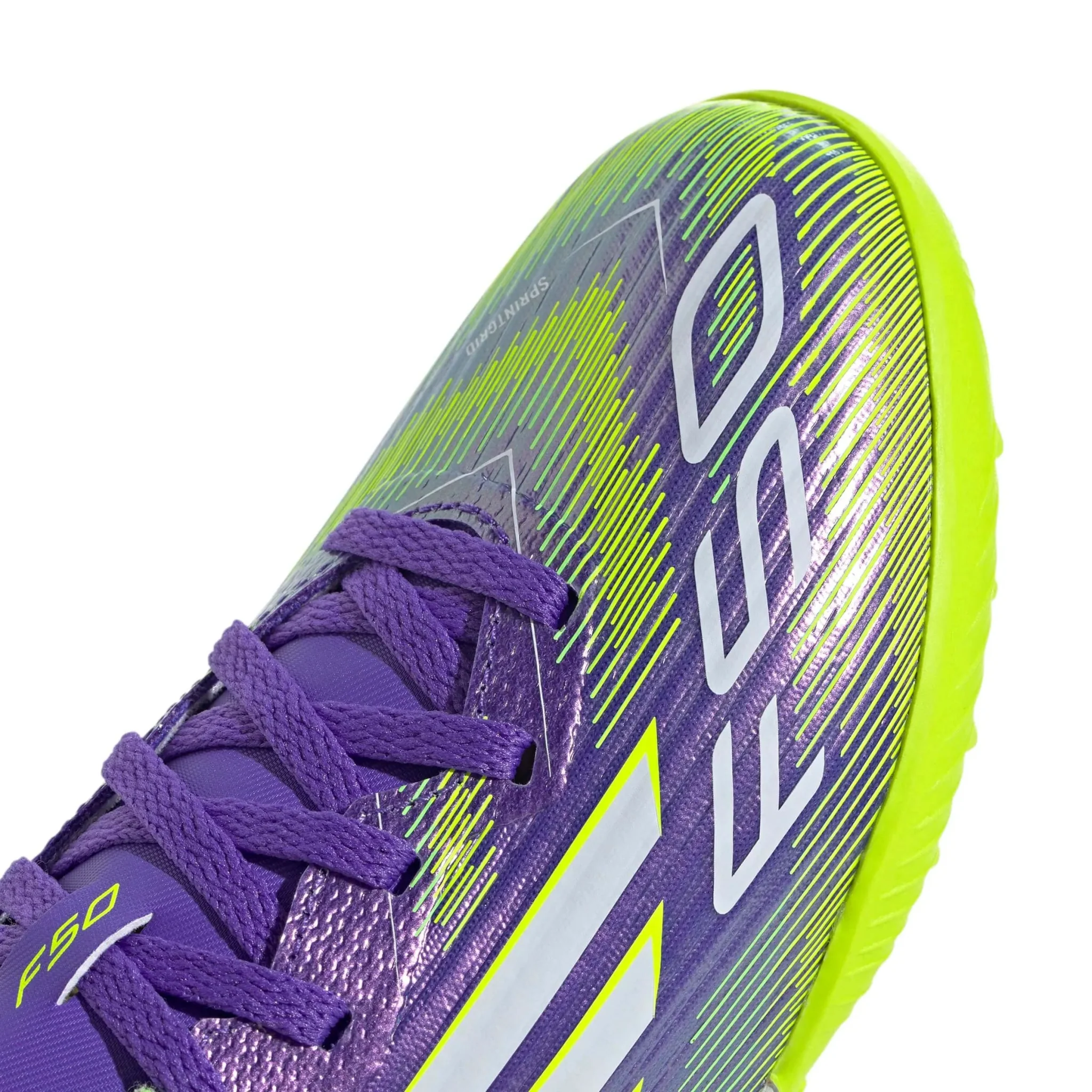 adidas Junior F50 League Turf Soccer Shoes - Radiant Blaze Pack (FA25) - Image 7