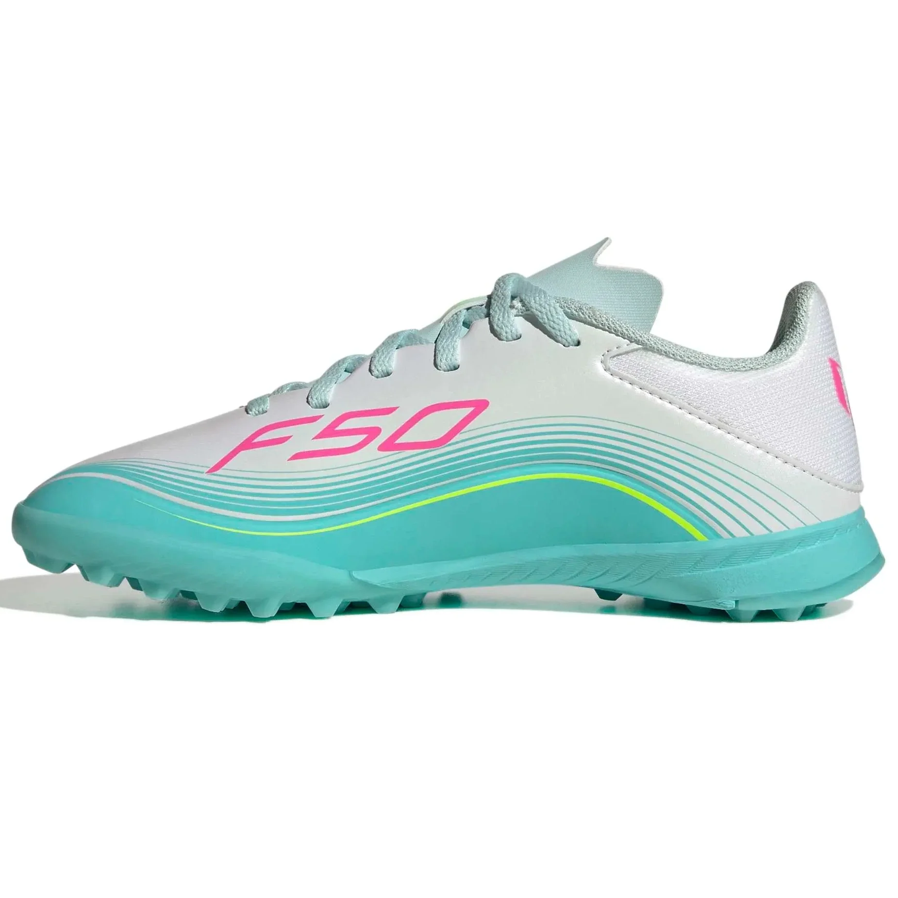 adidas JR F50 Messi League Turf Soccer Shoes - Messi Aurora Radiante Pack (SP26) - Image 2