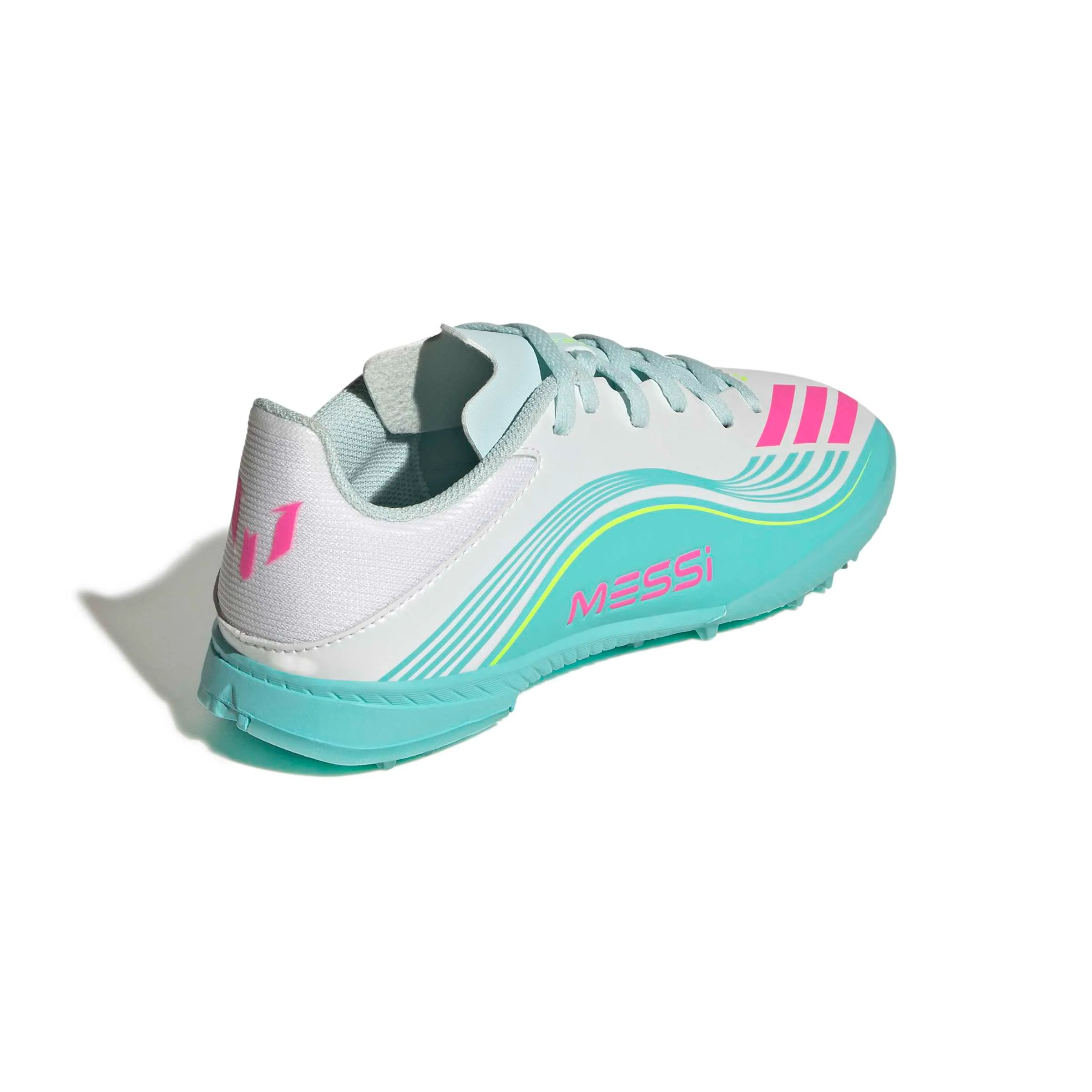 adidas JR F50 Messi League Turf Soccer Shoes - Messi Aurora Radiante Pack (SP26) - Image 4