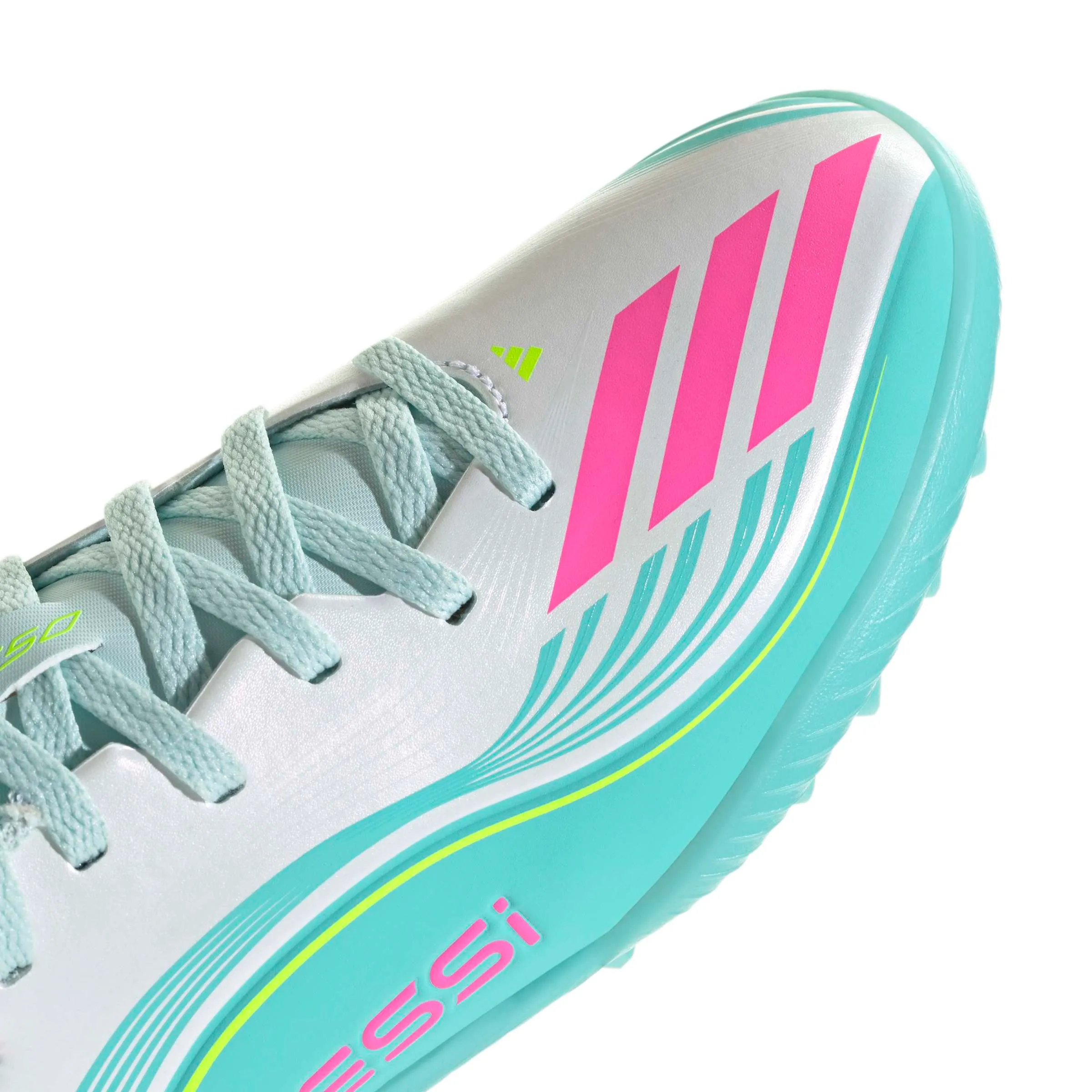 adidas JR F50 Messi League Turf Soccer Shoes - Messi Aurora Radiante Pack (SP26) - Image 7