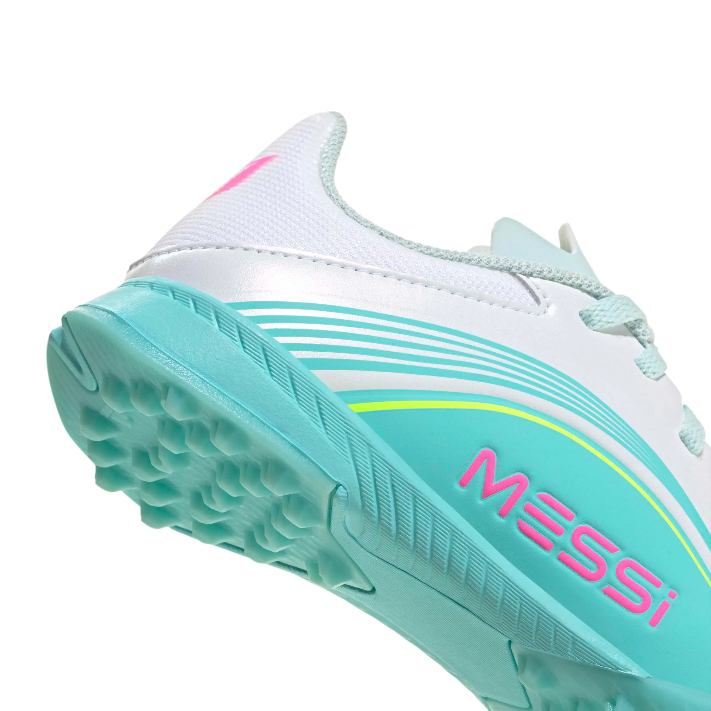 adidas JR F50 Messi League Turf Soccer Shoes - Messi Aurora Radiante Pack (SP26) - Image 8