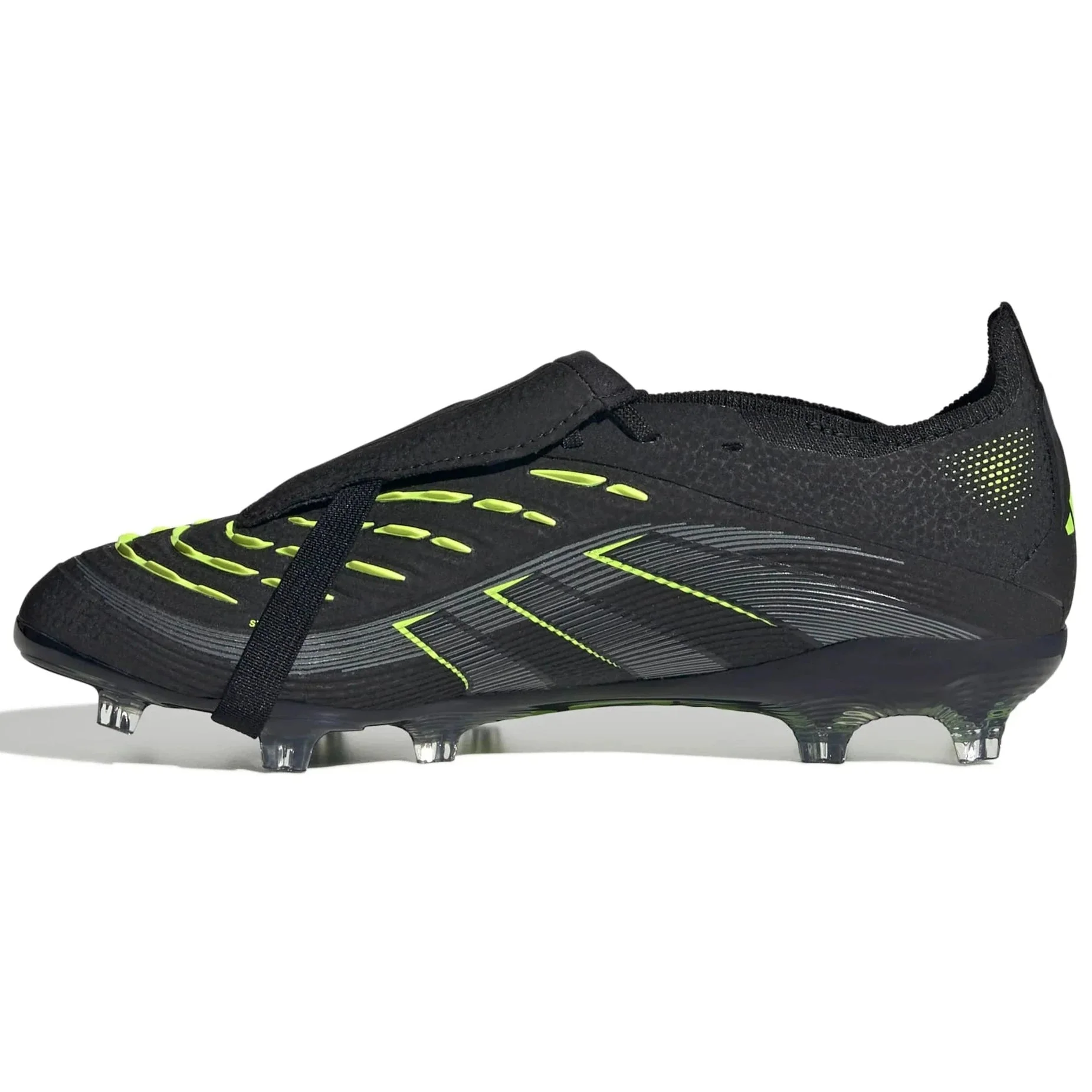 adidas Junior Predator Elite Fold-Over Tongue Firm Ground Soccer Cleats - Electric Stealth Pack (FA25) - Image 2