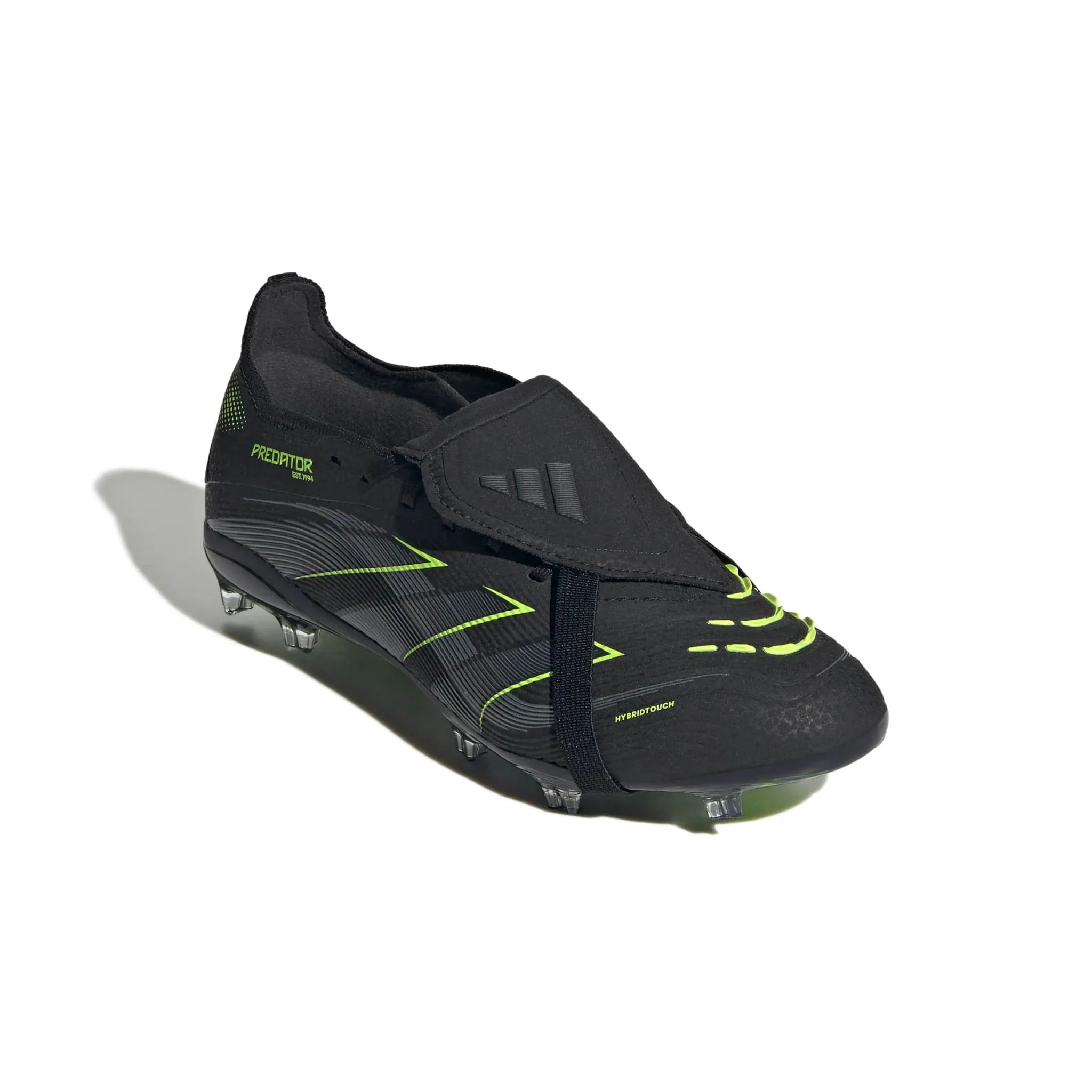 adidas Junior Predator Elite Fold-Over Tongue Firm Ground Soccer Cleats - Electric Stealth Pack (FA25) - Image 3