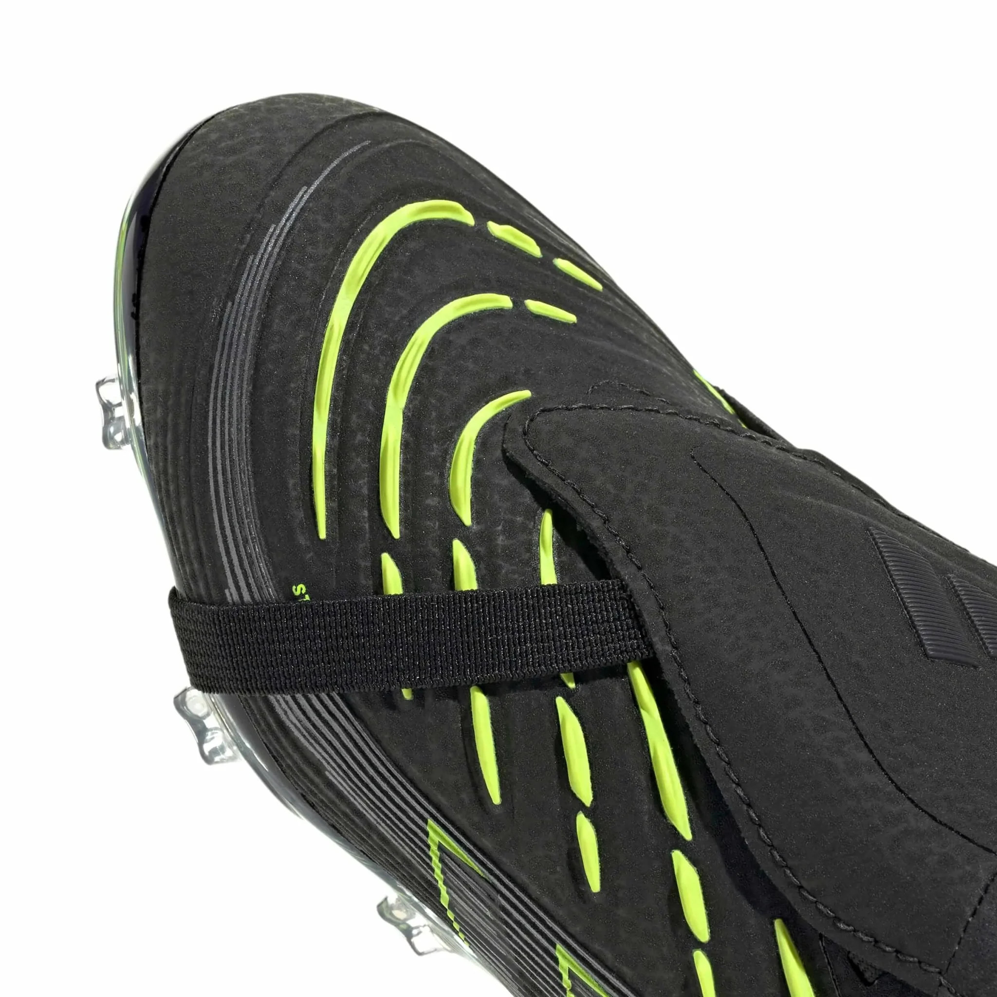 adidas Junior Predator Elite Fold-Over Tongue Firm Ground Soccer Cleats - Electric Stealth Pack (FA25) - Image 7