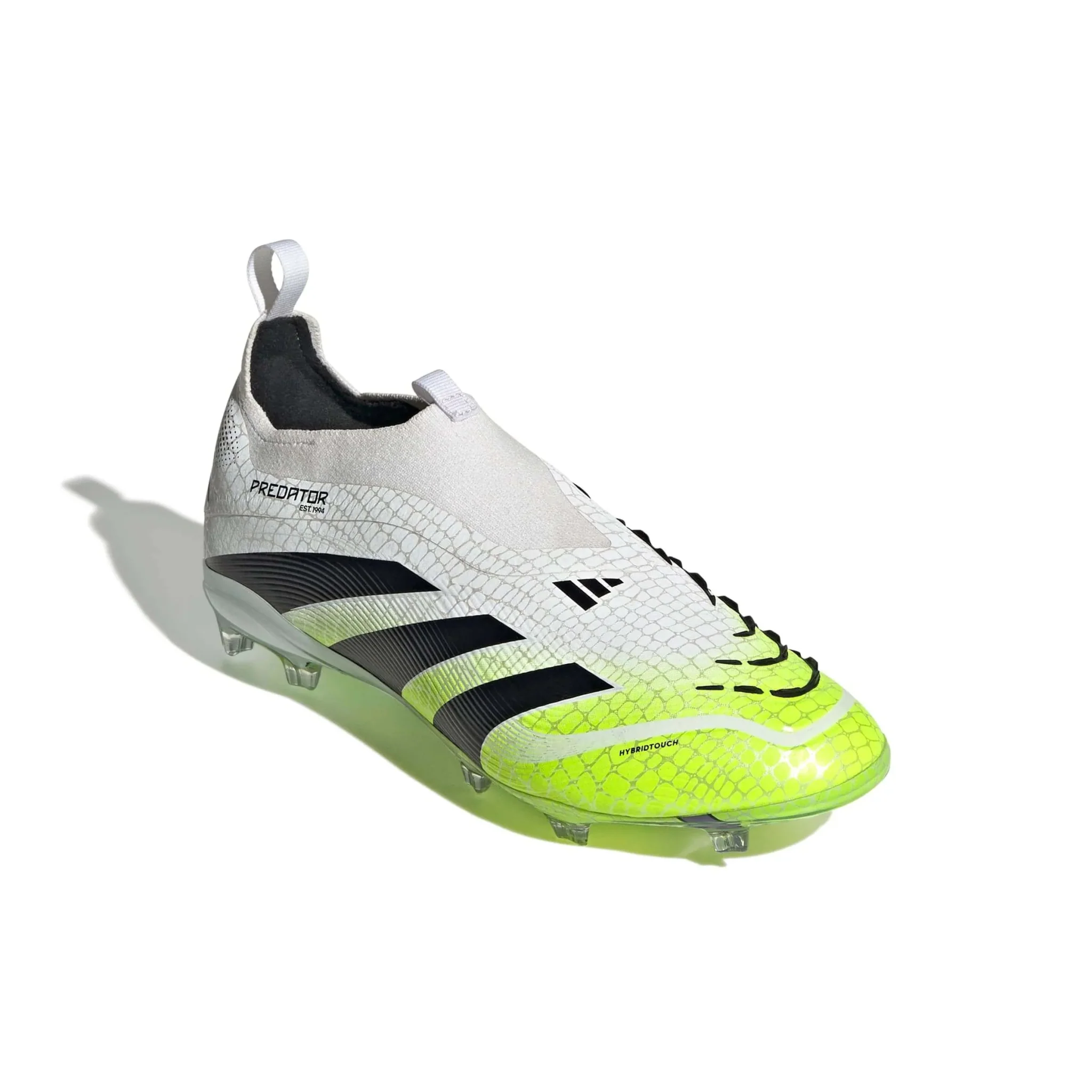 adidas Junior Predator Elite Laceless Firm Ground Soccer Cleats - Radiant Blaze Pack (FA25) - Image 3