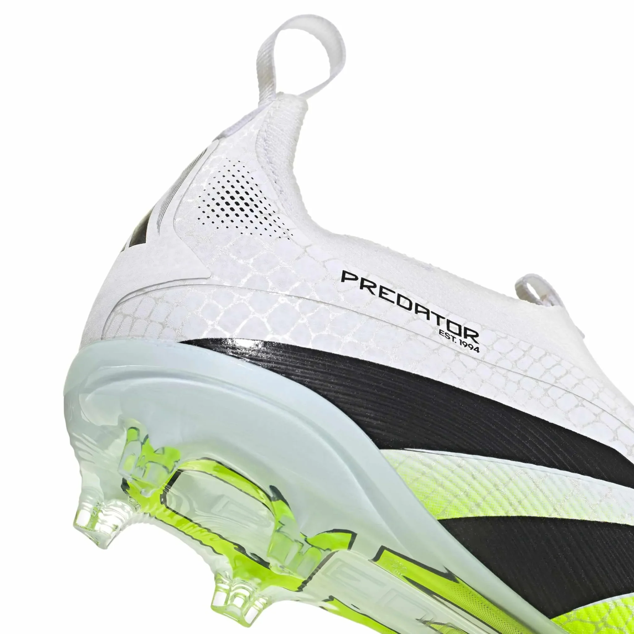 adidas Junior Predator Elite Laceless Firm Ground Soccer Cleats - Radiant Blaze Pack (FA25) - Image 8