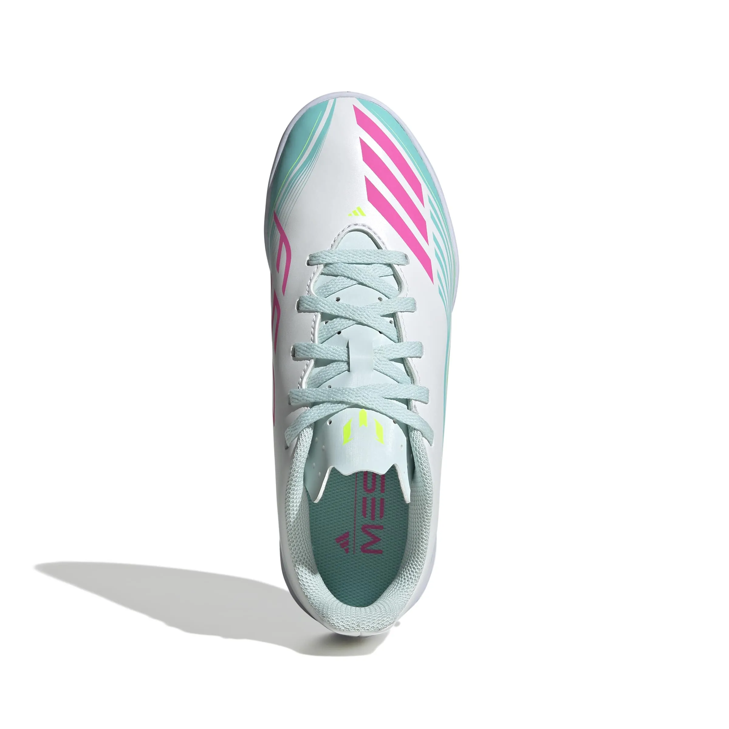 adidas Junior F50 Messi Club Indoor Soccer Shoes - Messi Aurora Radiante Pack (SP26) - Image 5