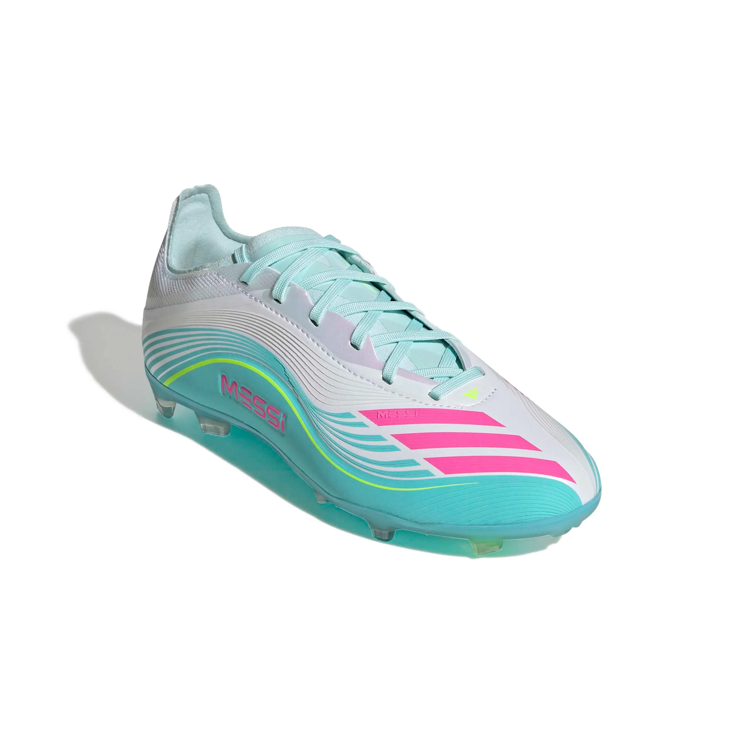 adidas Junior F50 Messi Elite Firm Ground Soccer Cleats - Messi Aurora Radiante Pack (SP26) - Image 3