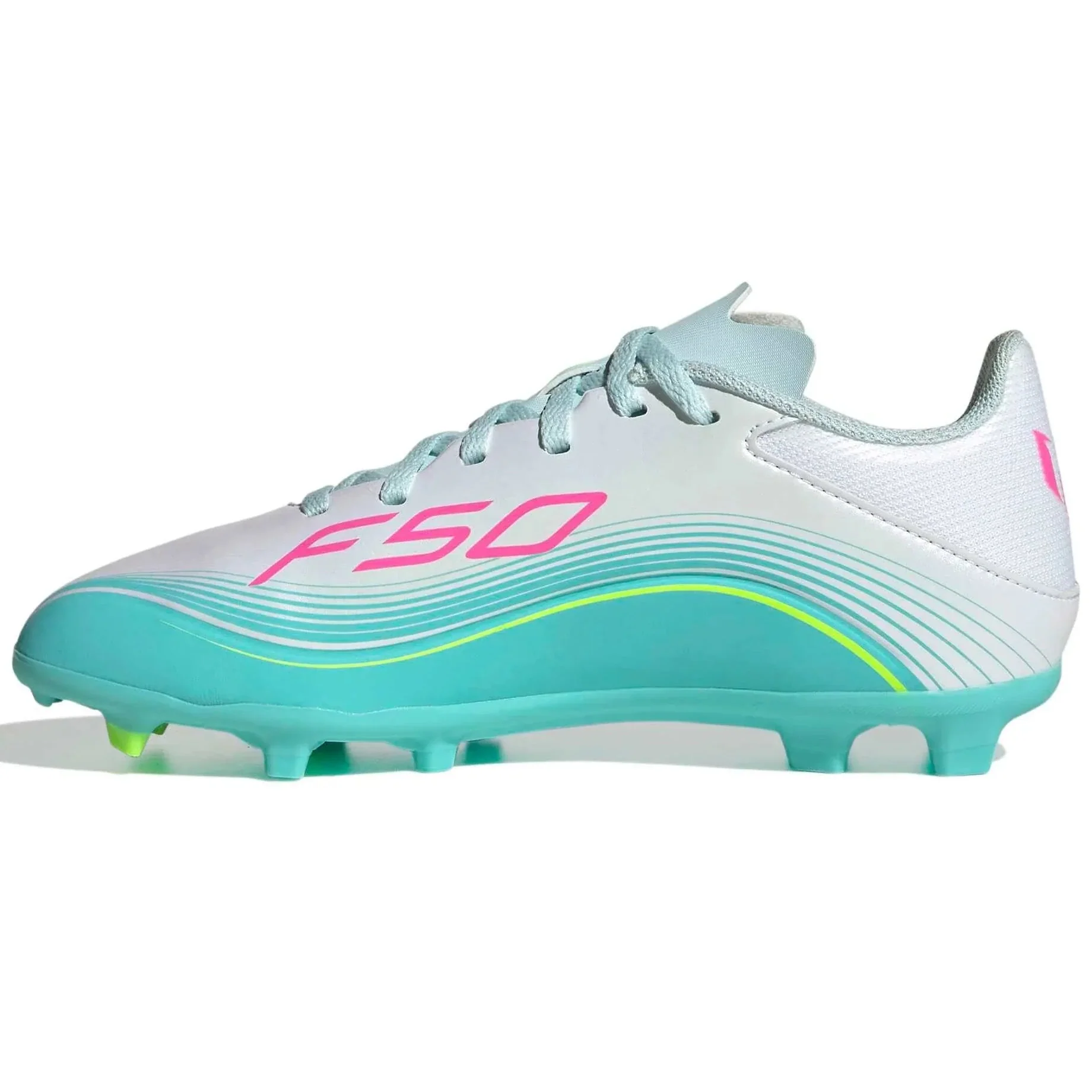adidas Junior F50 Messi League Firm/Multi Ground Soccer Cleats - Messi Aurora Radiante Pack (SP26) - Image 2