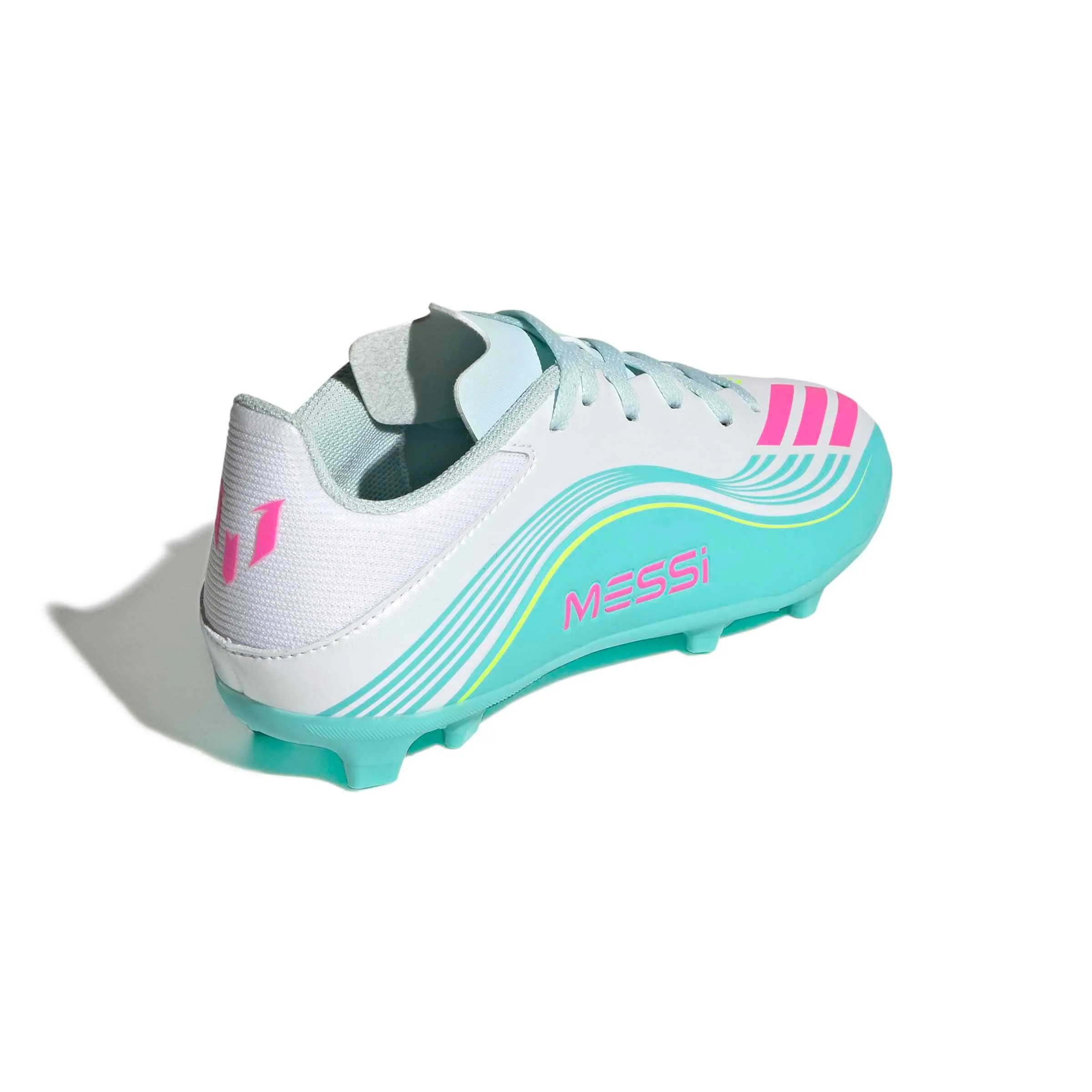 adidas Junior F50 Messi League Firm/Multi Ground Soccer Cleats - Messi Aurora Radiante Pack (SP26) - Image 4