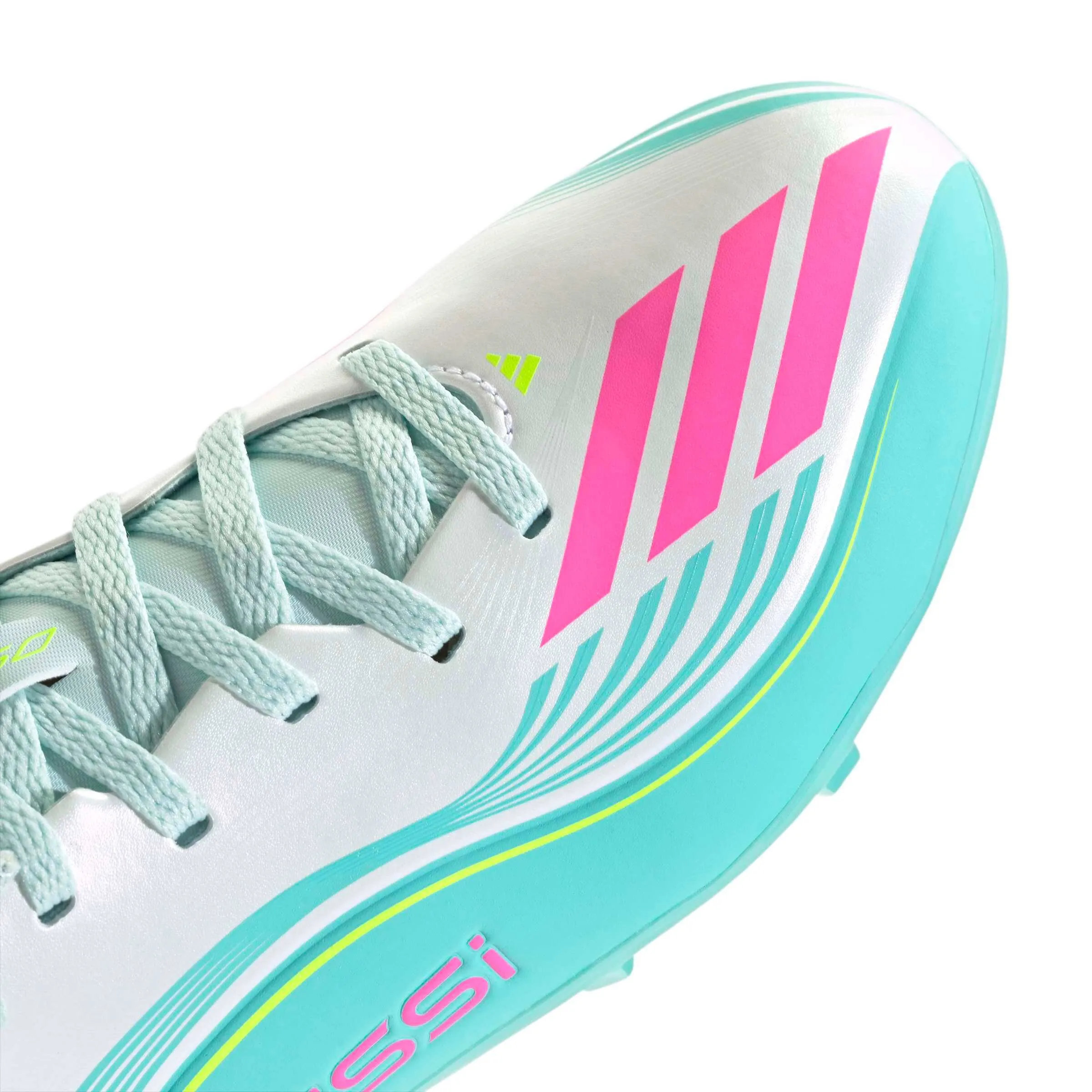 adidas Junior F50 Messi League Firm/Multi Ground Soccer Cleats - Messi Aurora Radiante Pack (SP26) - Image 7