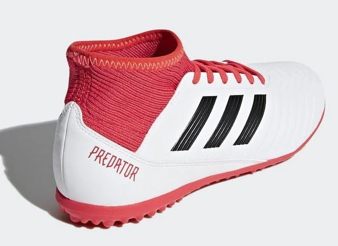 adidas Junior Predator Tango 18.3 TF- White/Orange - Image 4