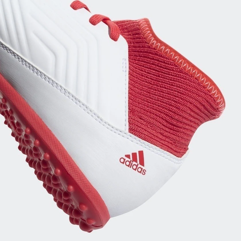 adidas Junior Predator Tango 18.3 TF- White/Orange - Image 8