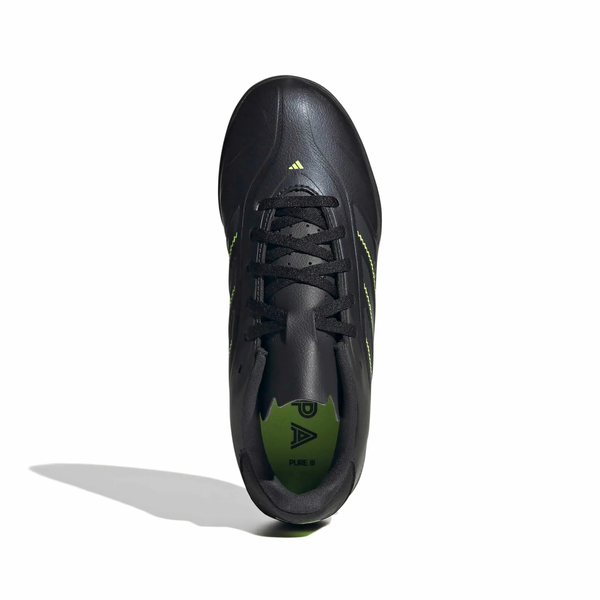 adidas Kids Copa Pure III Club Indoor Soccer Shoes - Electric Stealth Pack (FA25) - Image 5