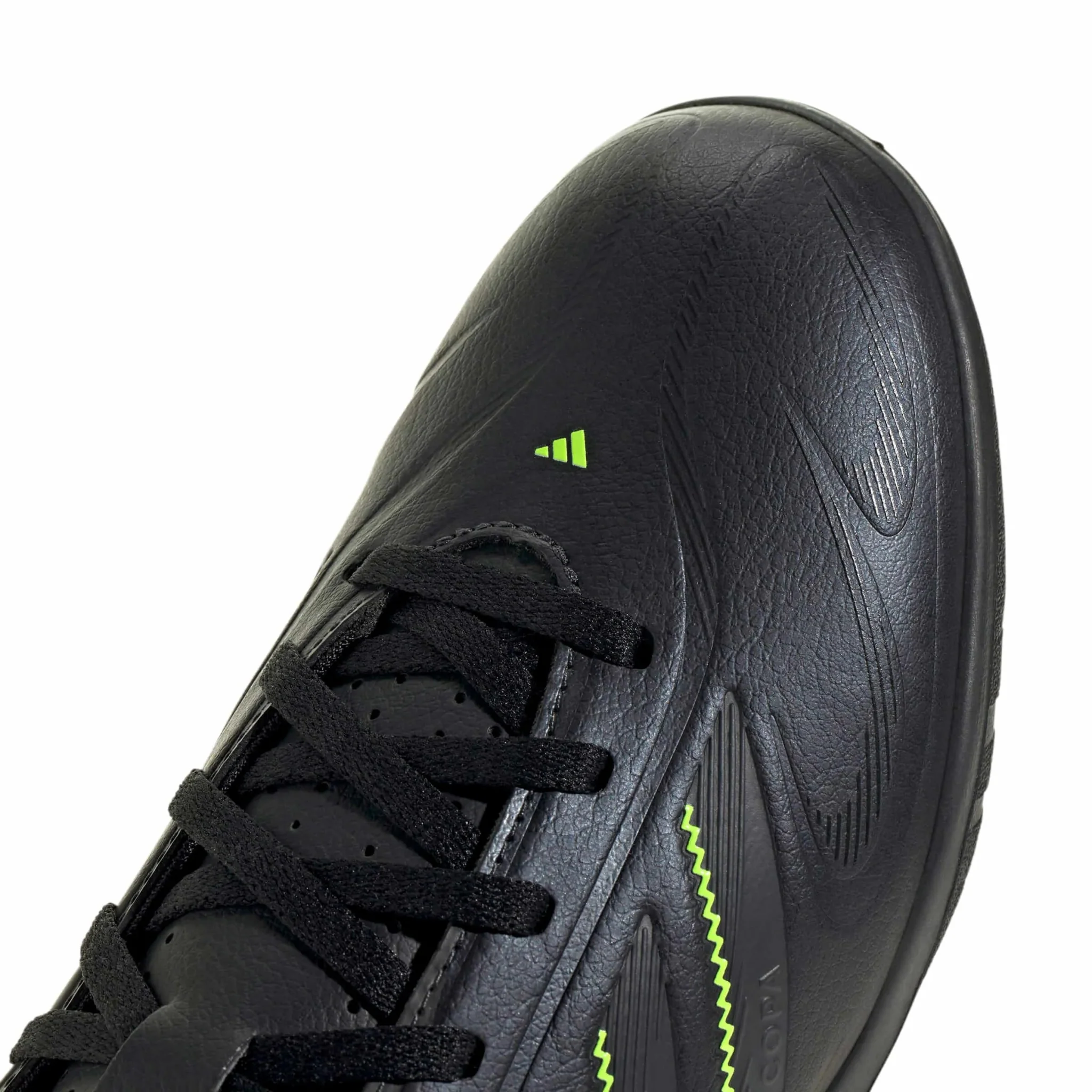 adidas Kids Copa Pure III Club Indoor Soccer Shoes - Electric Stealth Pack (FA25) - Image 7