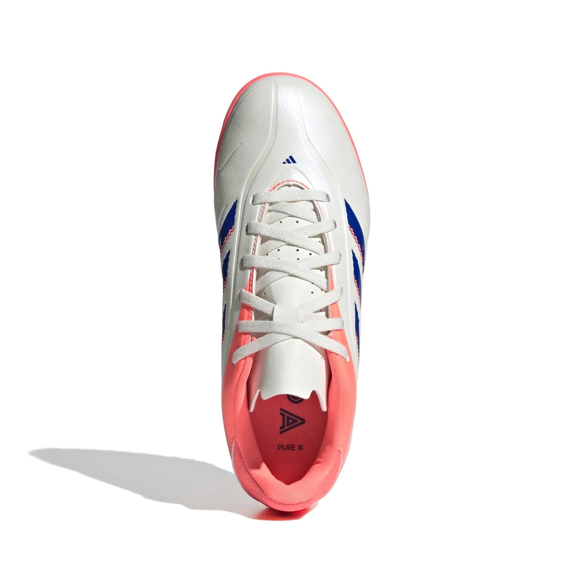 adidas Kids Copa Pure III Club Turf Soccer Shoes - Coral Blaze Pack (FA25) - Image 5