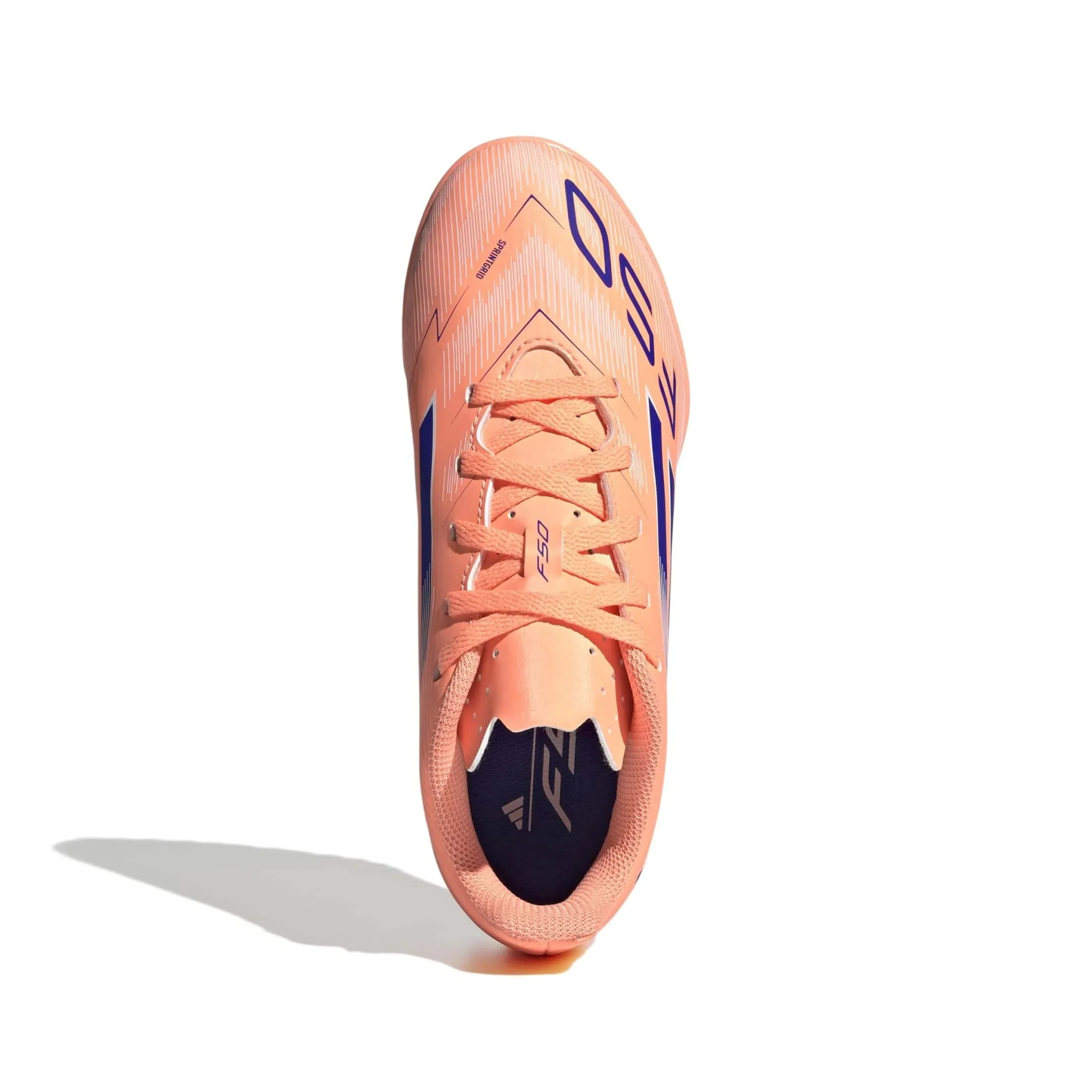adidas Kids F50 Club Turf Soccer Shoes - Coral Blaze Pack (FA25) - Image 5