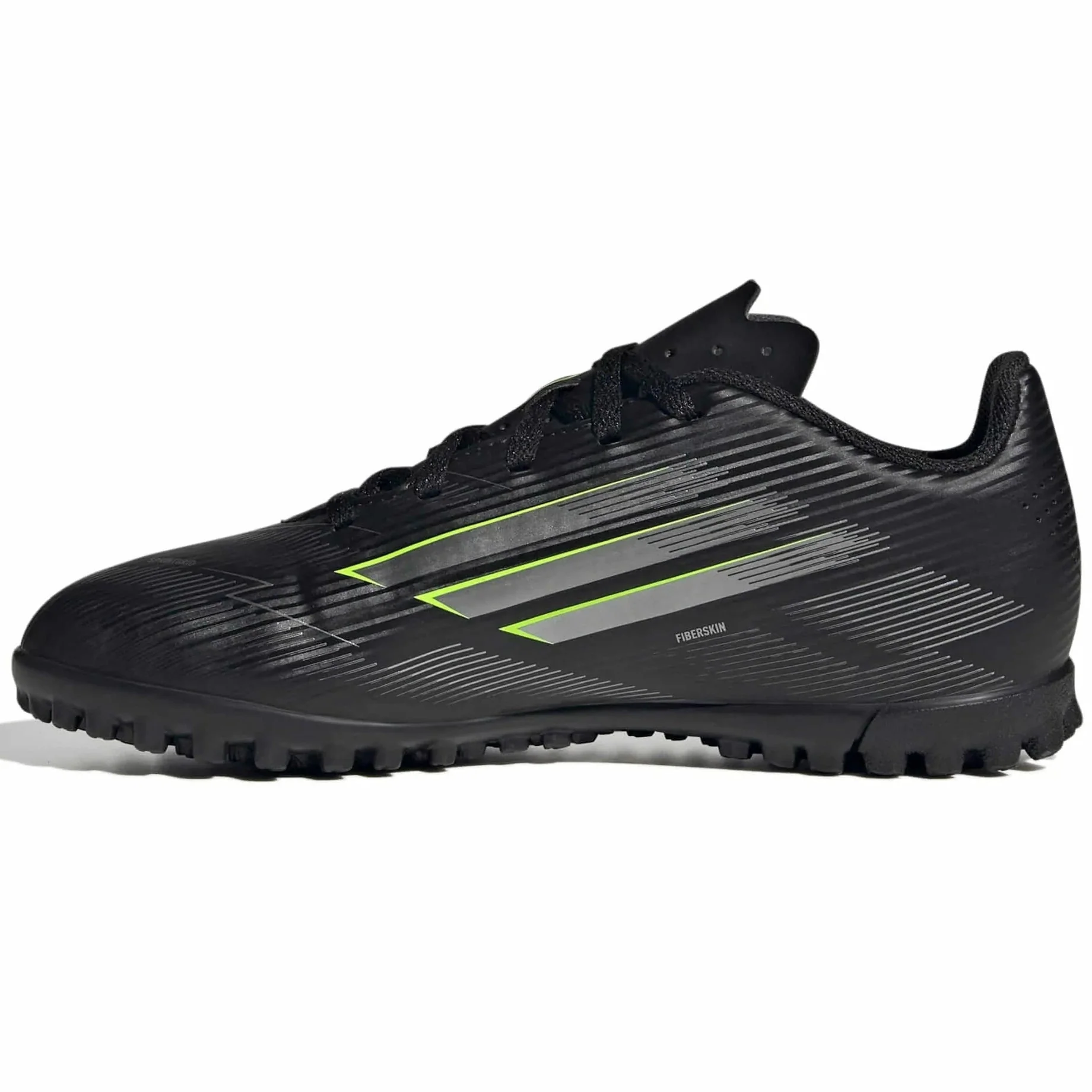 adidas Kid's F50 Club Turf Soccer Shoes - Electric Stealth Pack (FA25) - Image 2