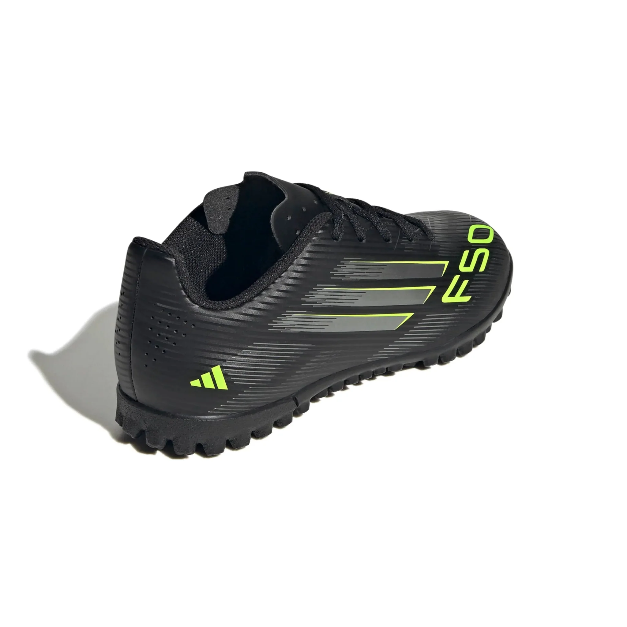 adidas Kid's F50 Club Turf Soccer Shoes - Electric Stealth Pack (FA25) - Image 4
