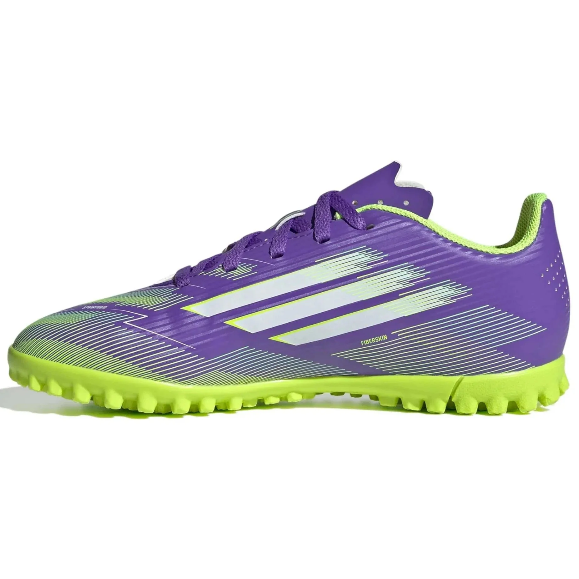 adidas Kids F50 Club Turf Soccer Shoes - Radiant Blaze Pack (FA25) - Image 2