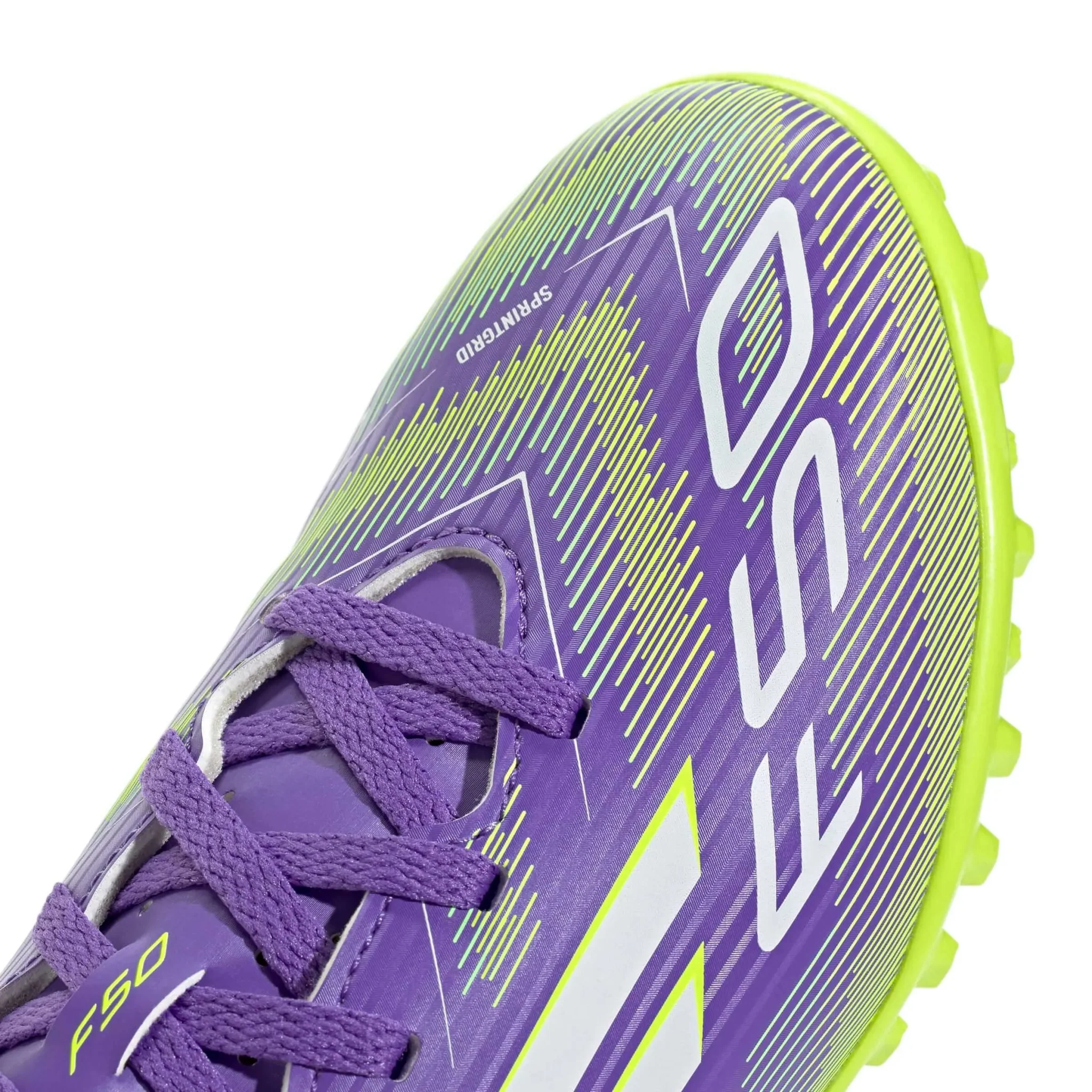 adidas Kids F50 Club Turf Soccer Shoes - Radiant Blaze Pack (FA25) - Image 7