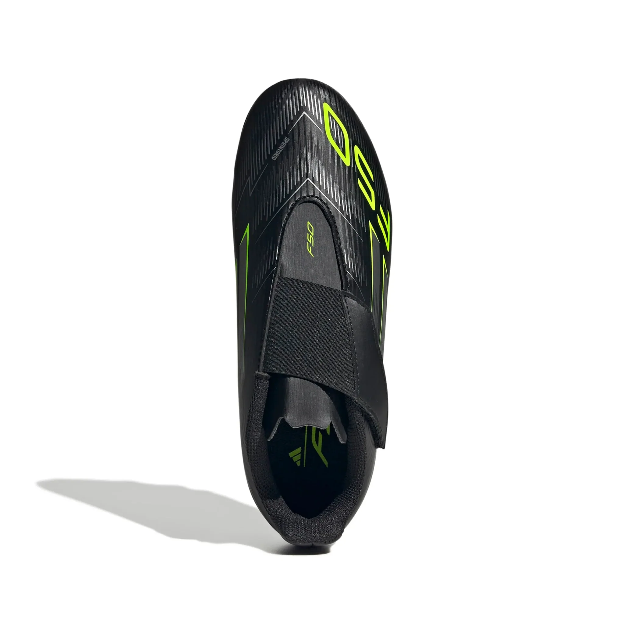 adidas Kids F50 Club Velcro Firm/Multi Ground Soccer Cleats - Electric Stealth Pack (FA25) - Image 5