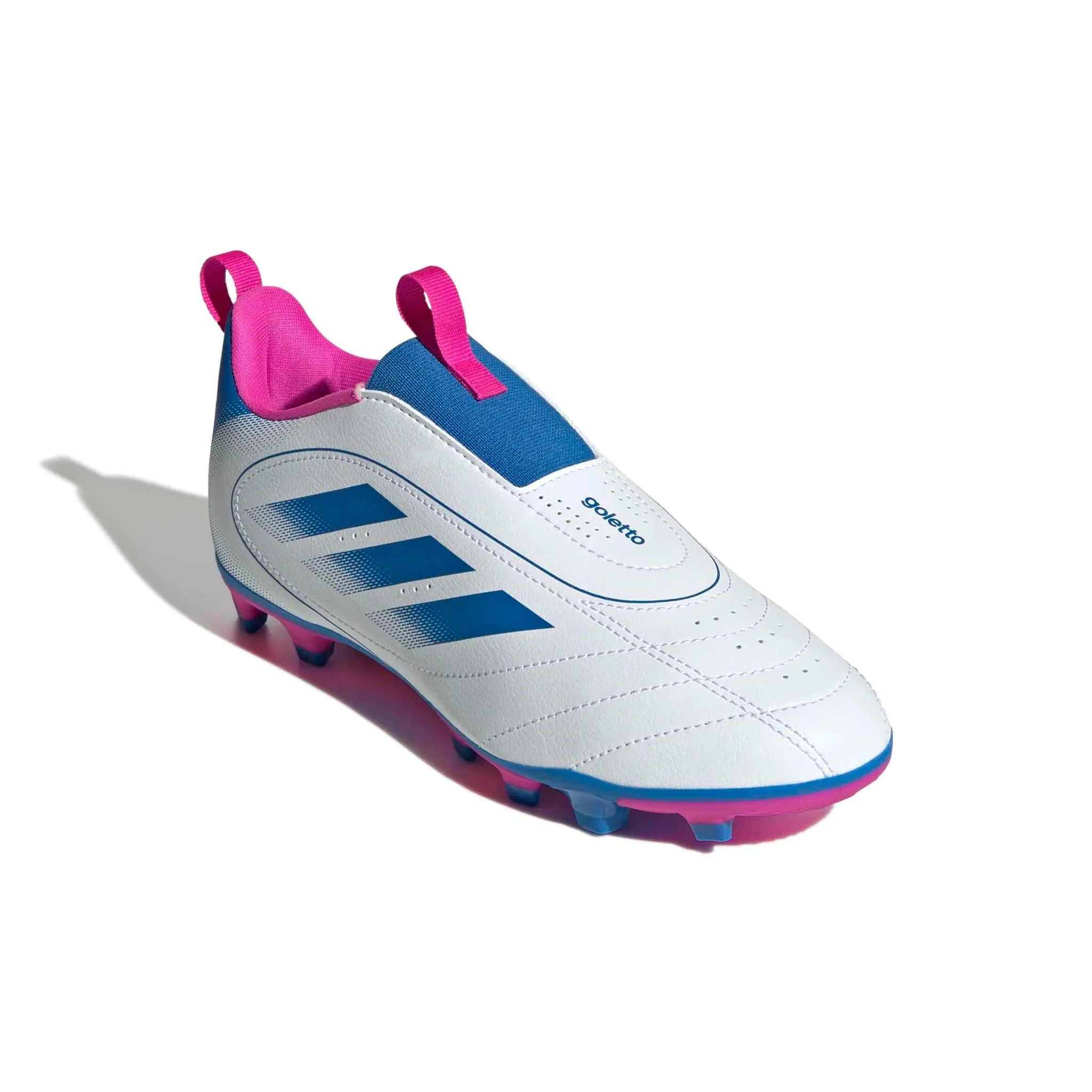 adidas Junior Goletto IX Laceless Firm/Multi Ground Soccer Cleats - Image 3