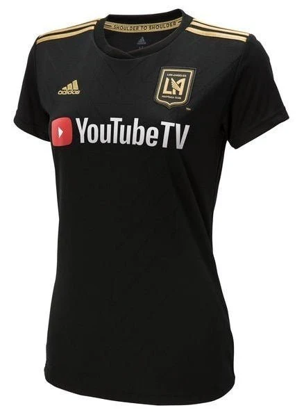 adidas LAFC Home Womens Jersey 2018  - Black/Gold - Image 2