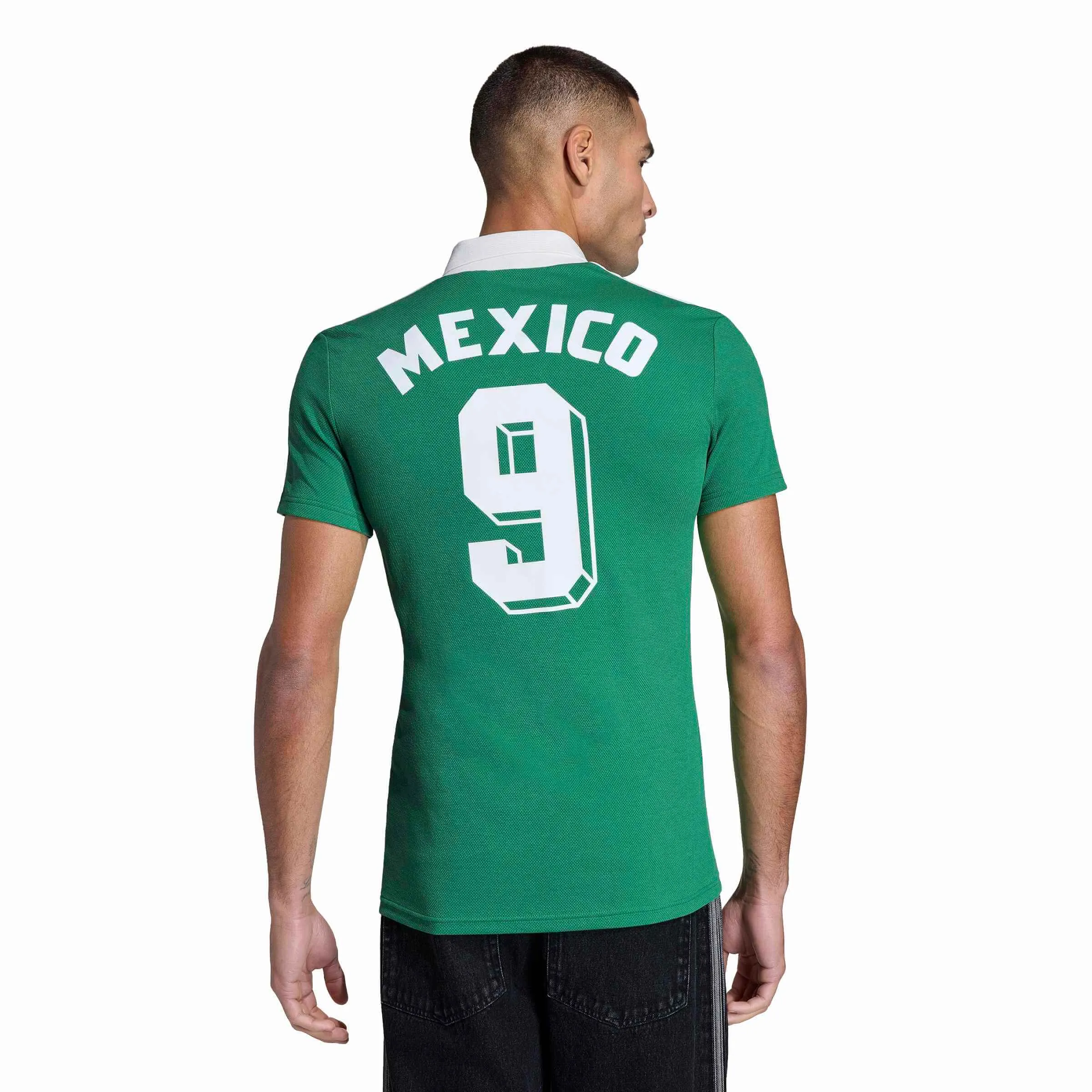 adidas 1986 Mexico Men's Retro Stadium Home Soccer Jersey - Image 4