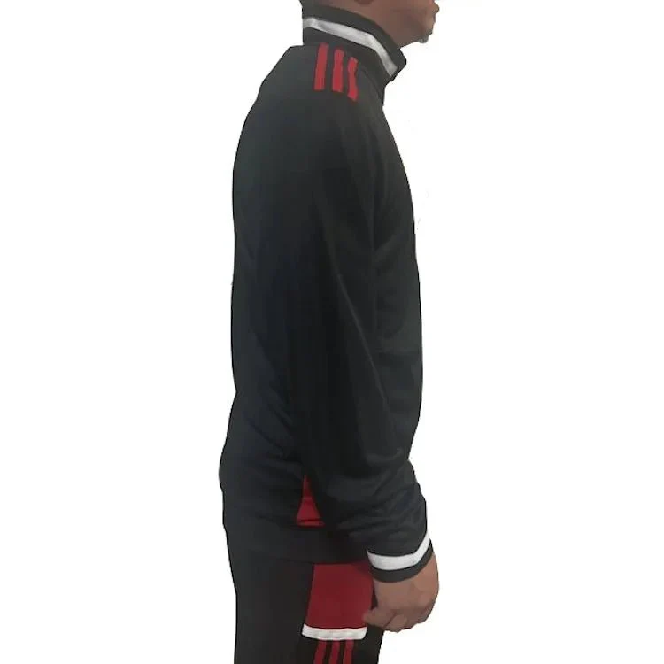 adidas MT19 Youth Track Jacket Black-Red-White - Image 2