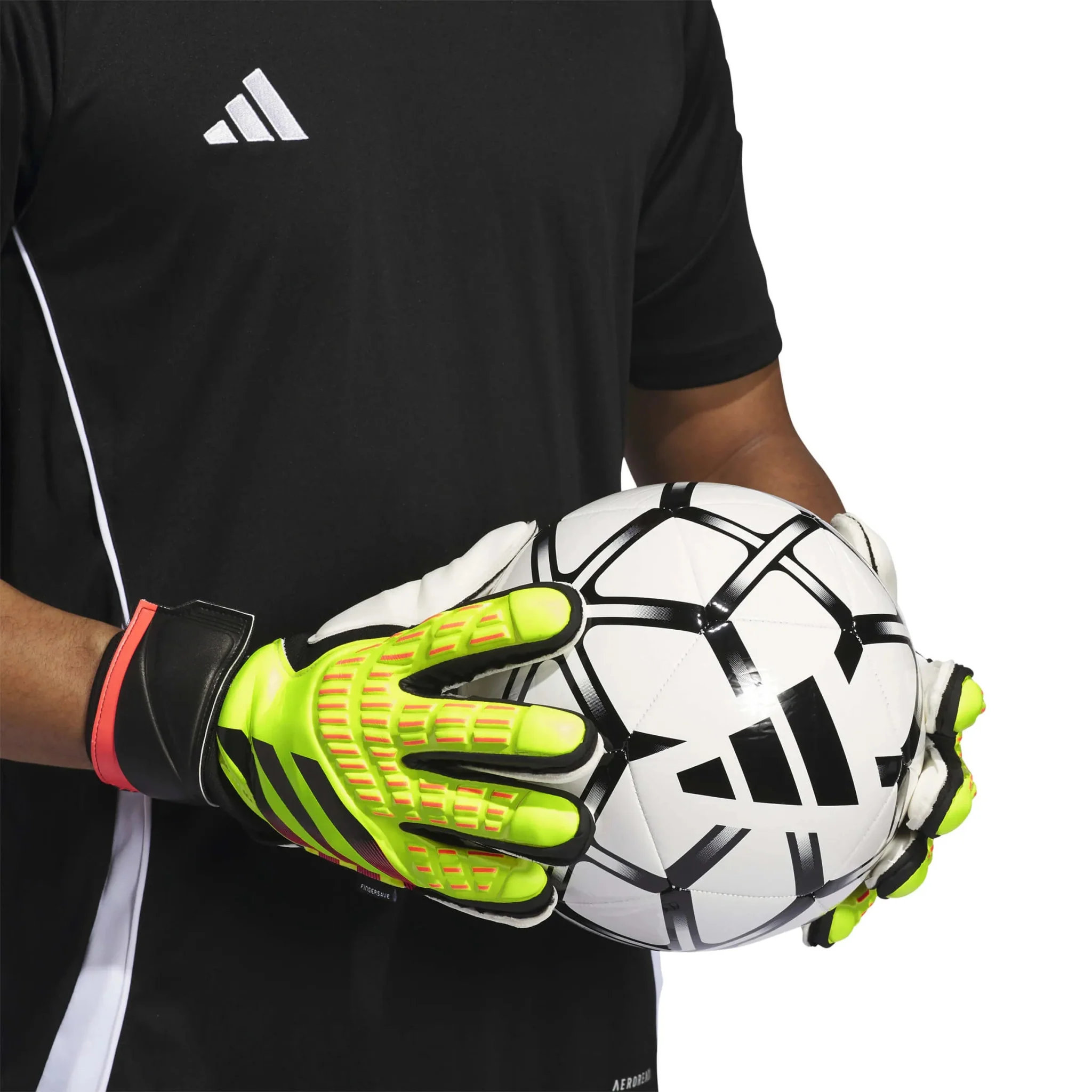 adidas Predator GL Match Fingersave Goalkeeper Gloves - Image 5
