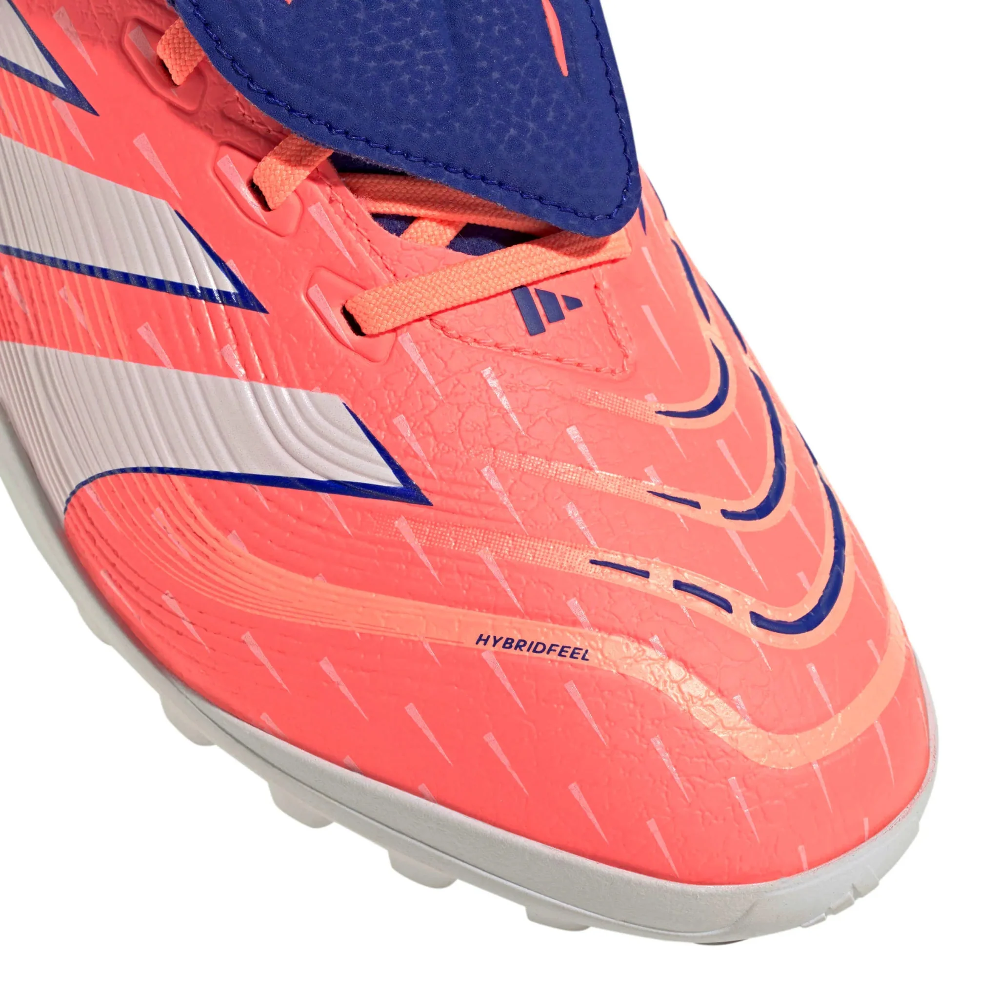 adidas Predator League Fold-Over Tongue Turf Soccer Shoes - Coral Blaze Pack (FA25) - Image 7