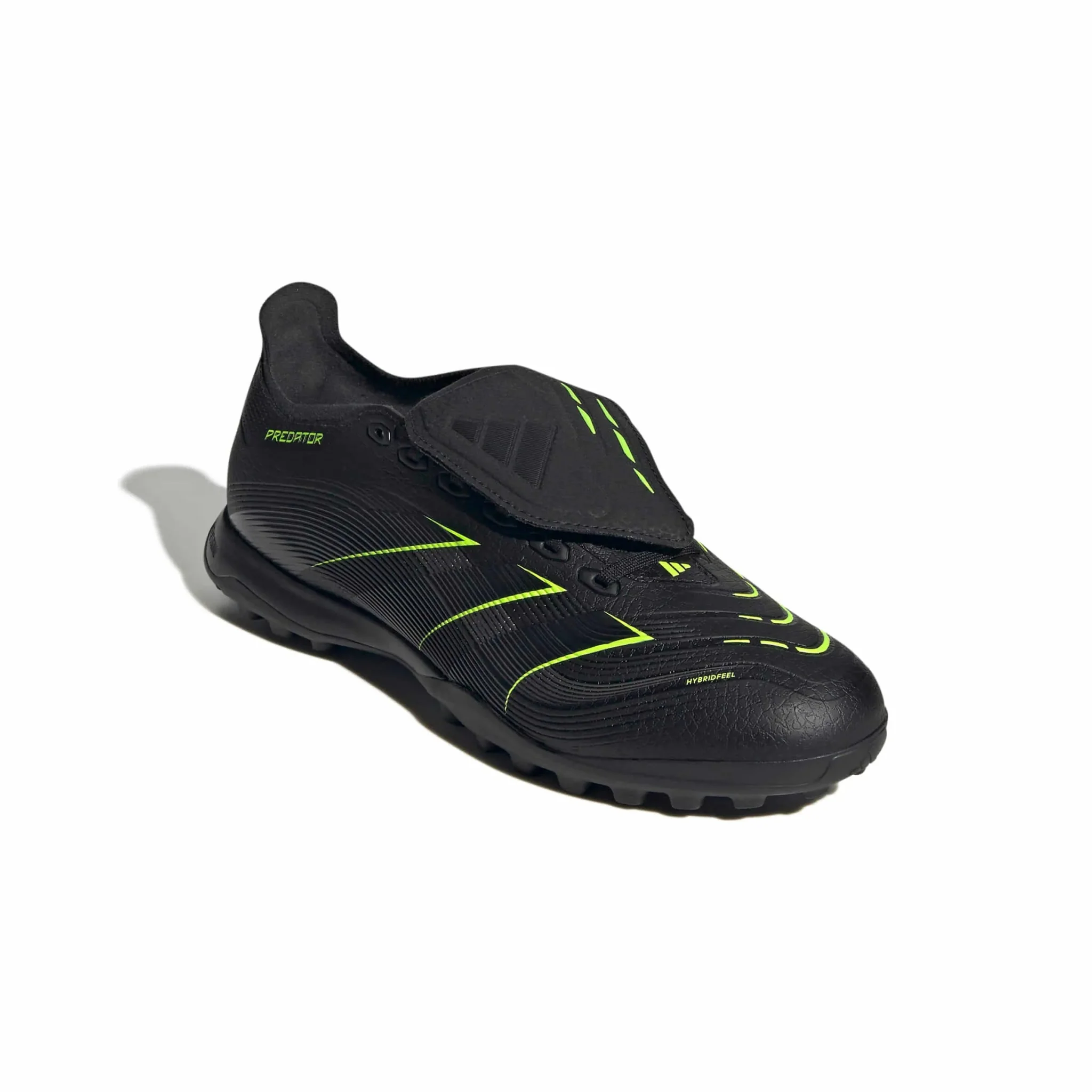 adidas Predator League Fold-Over Tongue Turf Soccer Shoes - Electric Stealth Pack (FA25) - Image 3