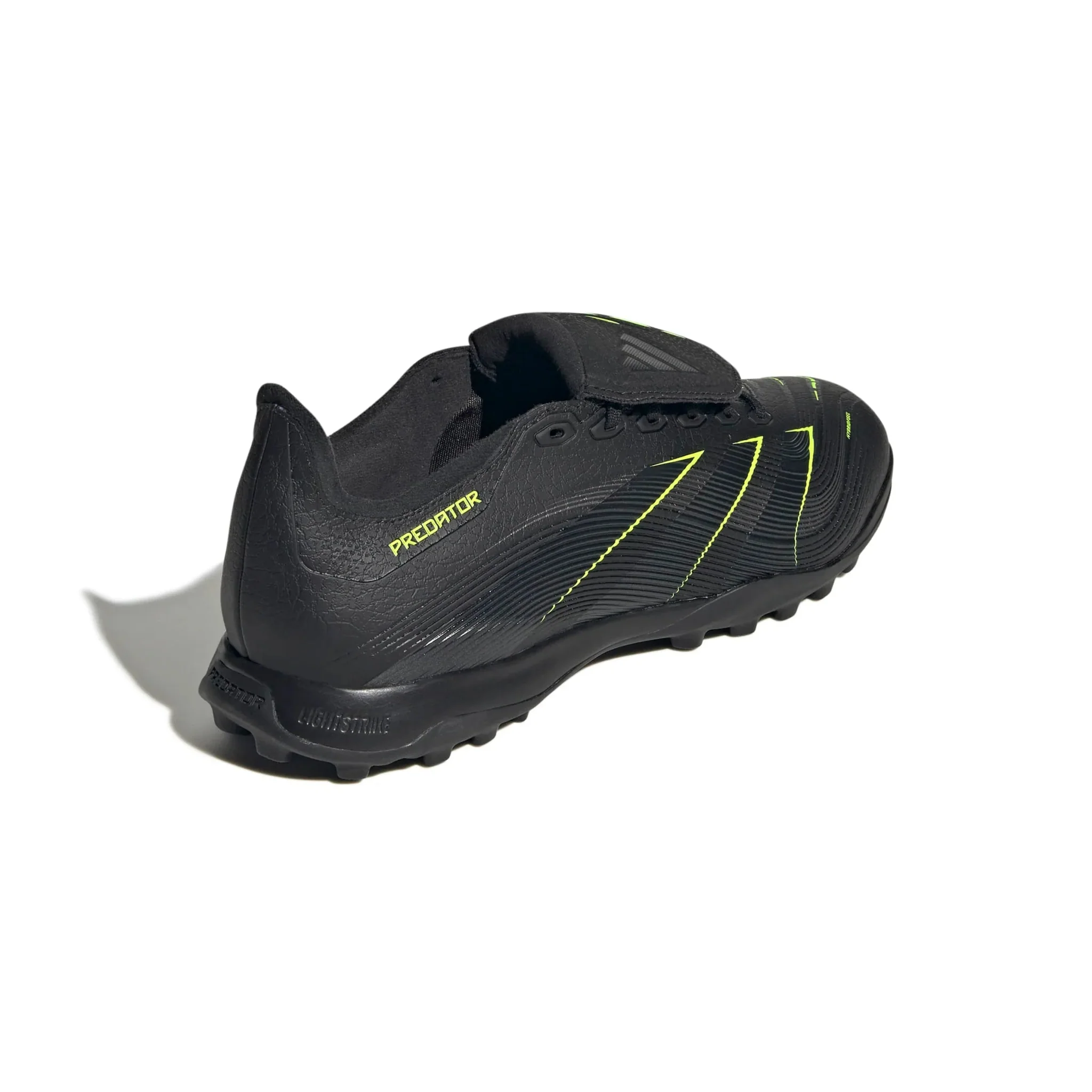 adidas Predator League Fold-Over Tongue Turf Soccer Shoes - Electric Stealth Pack (FA25) - Image 4