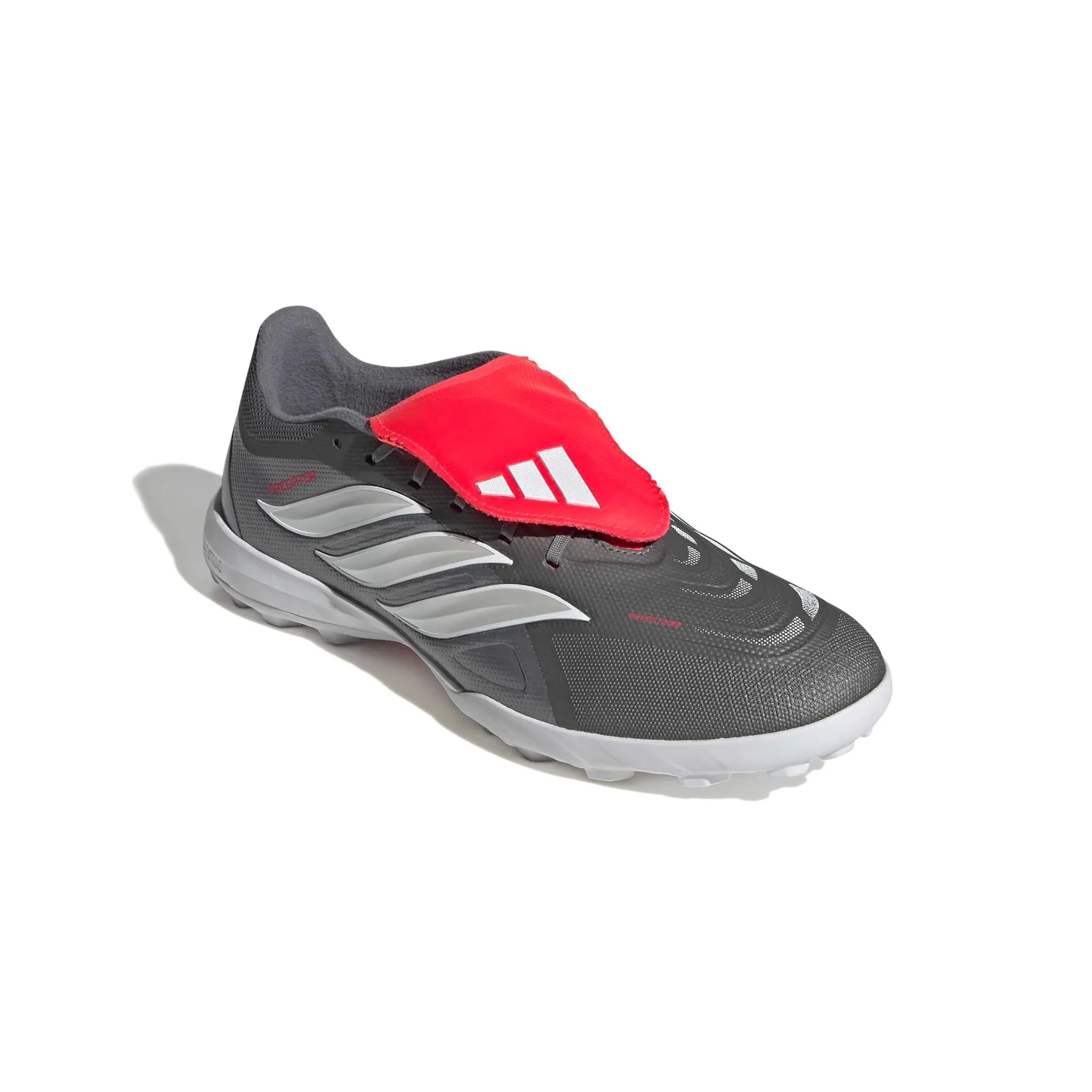 adidas Predator League Fold-Over Tongue Turf Soccer Shoes - Finishers Steel Pack (SP26) - Image 3