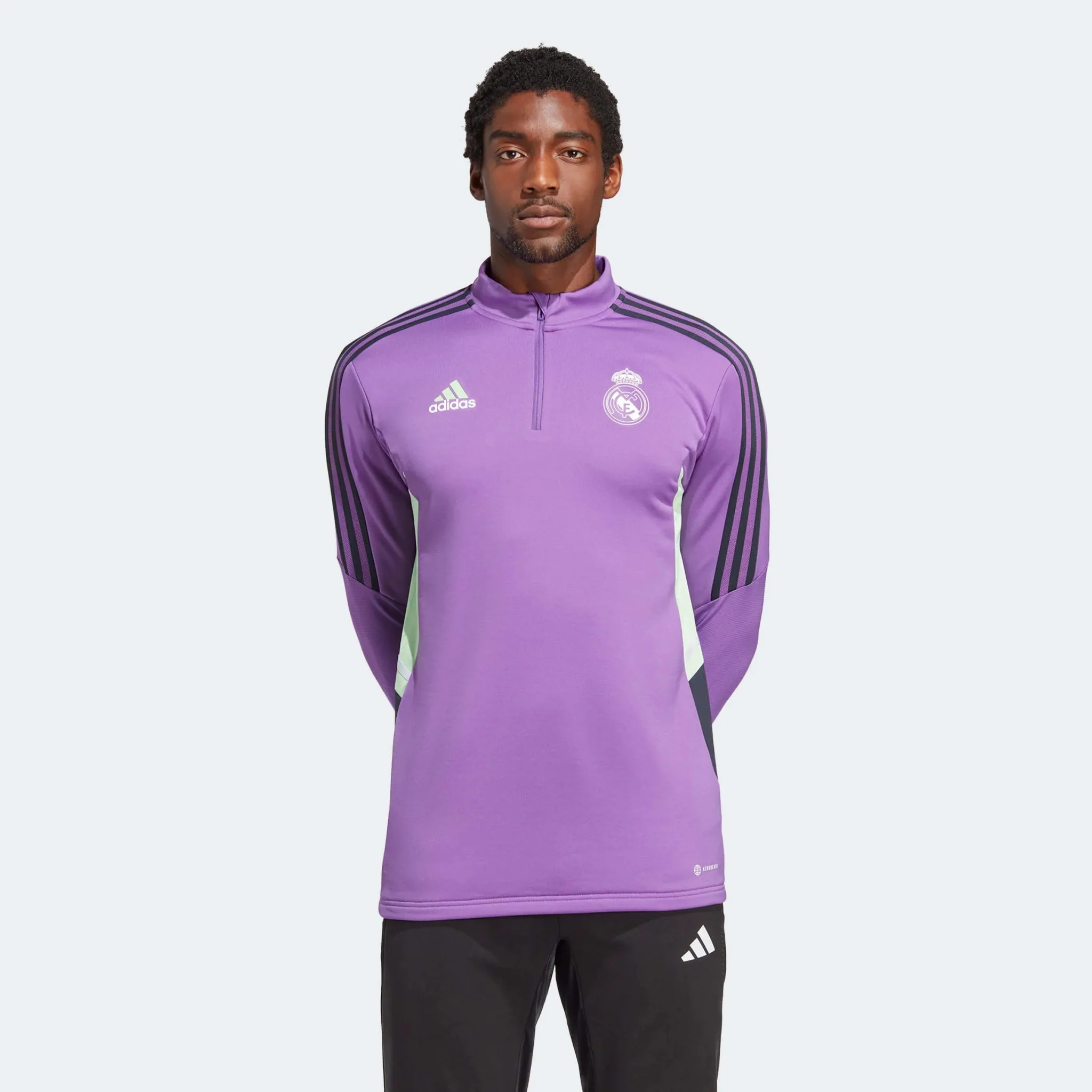 adidas Real Madrid  Condivo 22 Training Top - Active Purple - Image 2