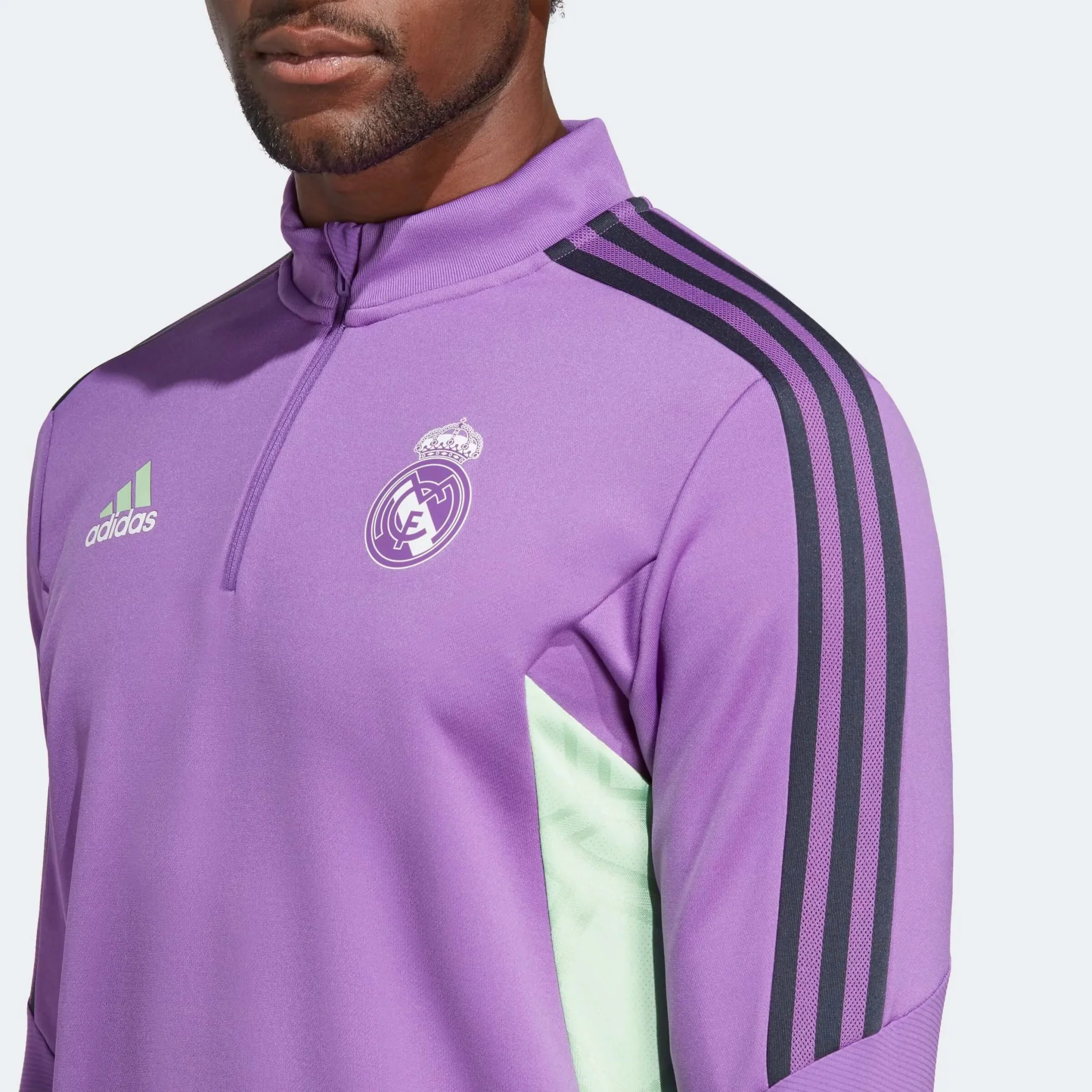 adidas Real Madrid  Condivo 22 Training Top - Active Purple - Image 5