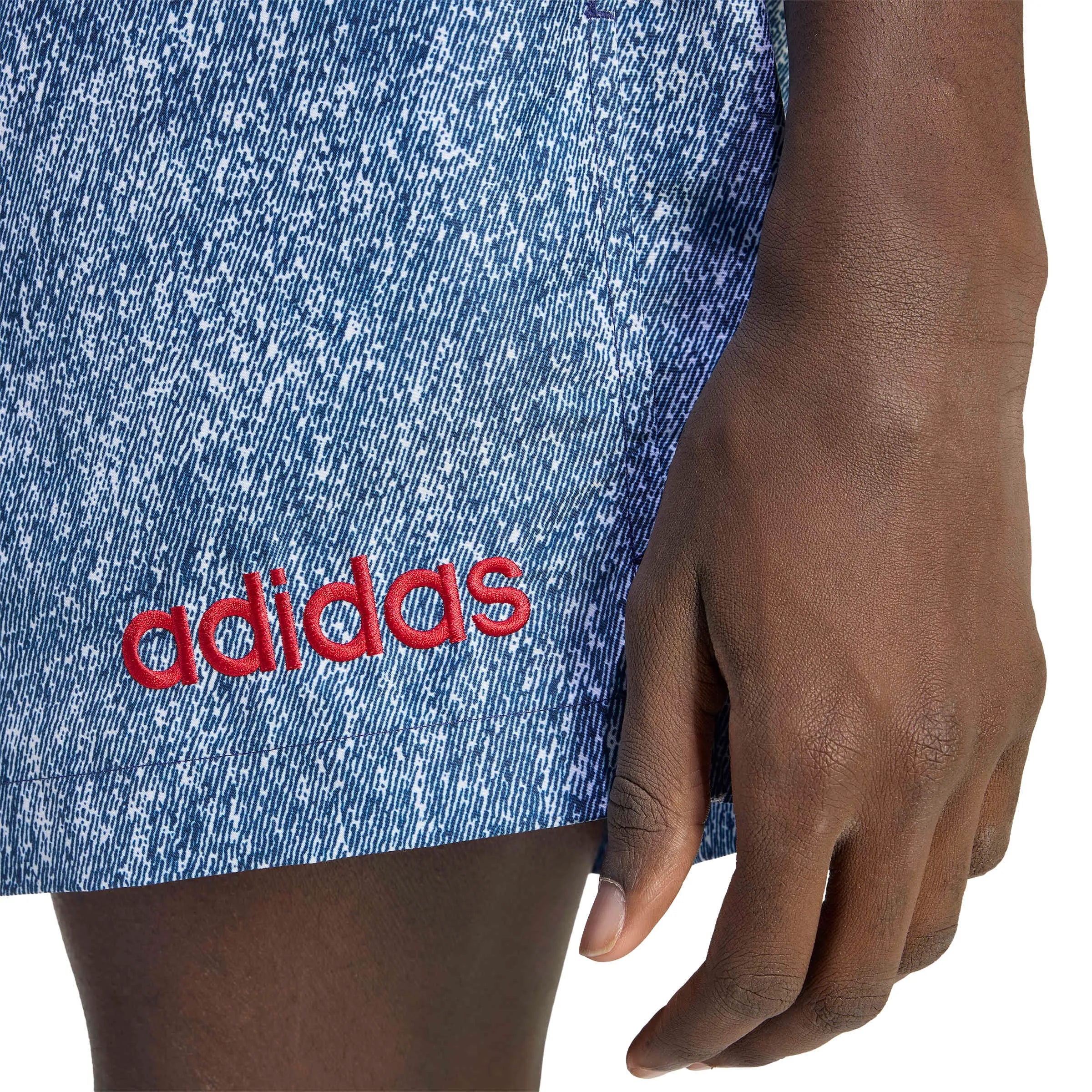 adidas USA Men's Denim Graphic Shorts - Image 5
