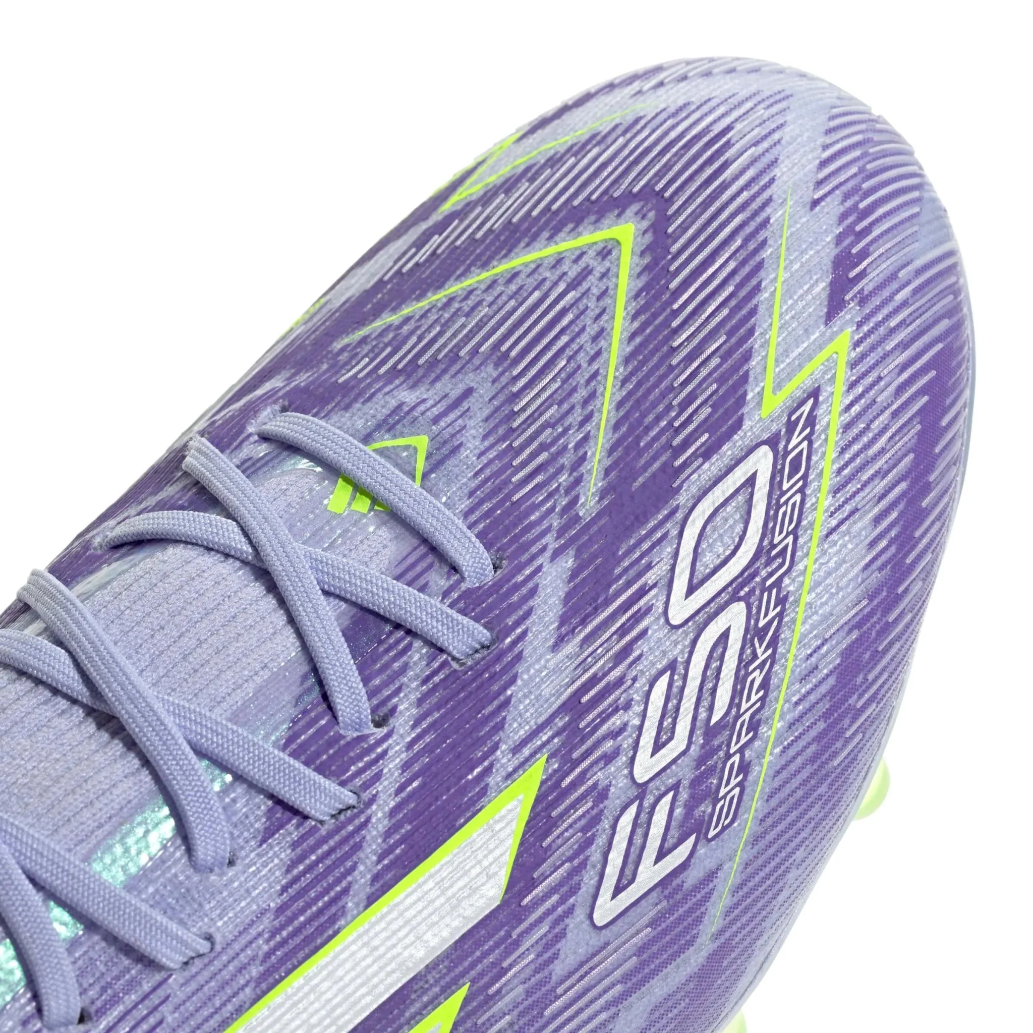 adidas Women's F50 Sparkfusion Elite Firm/Artificial Ground Soccer Cleats - Radiant Blaze Pack (FA25) - Image 7