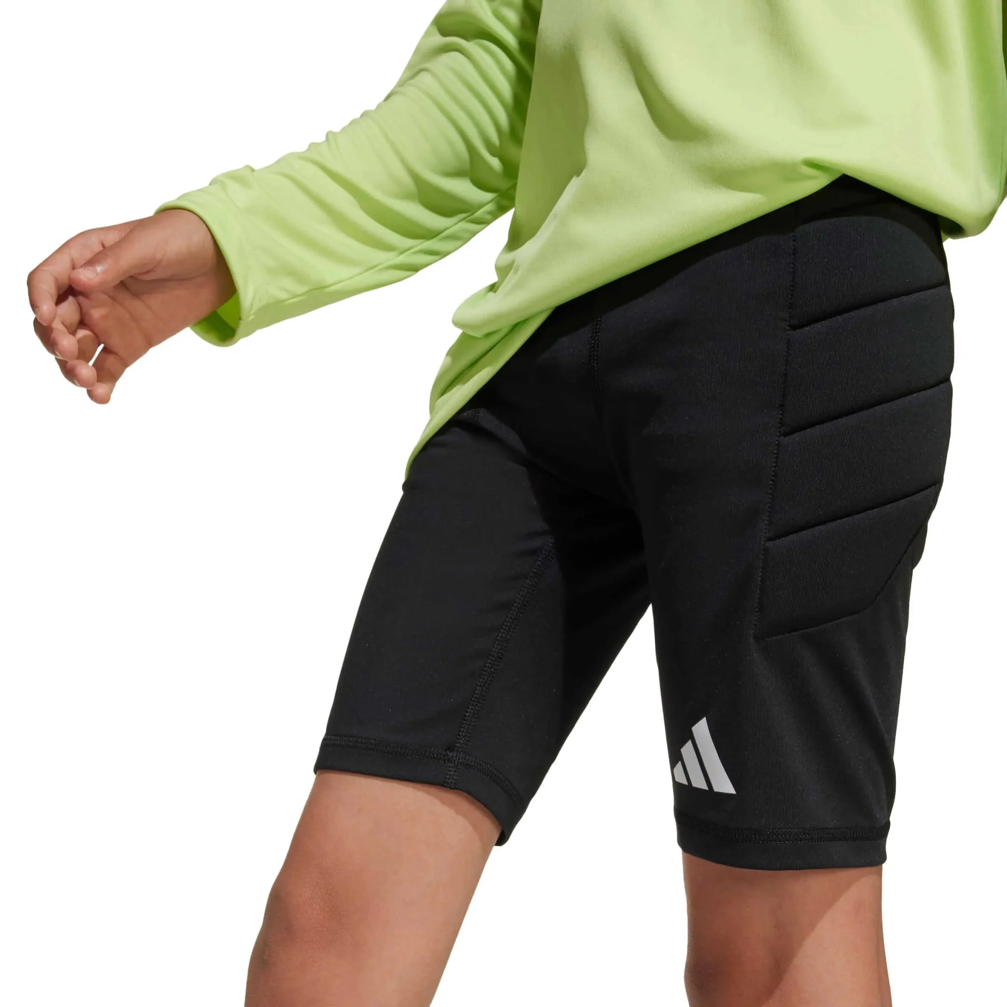 adidas Youth Squadra 25 Goalkeeper Padded Short Leggings - Image 2