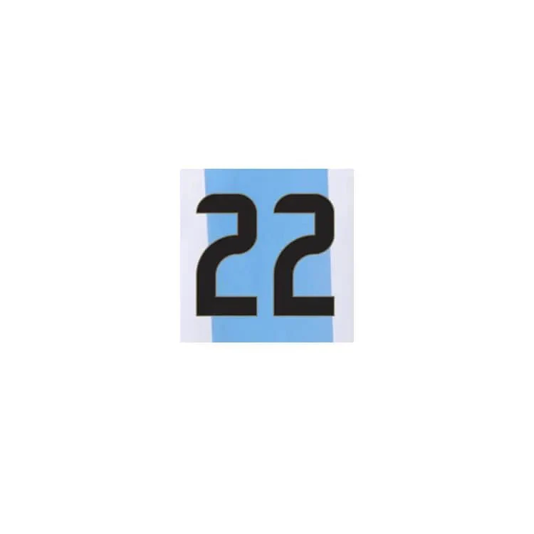 Argentina 2024/25 Home L Martinez #22 Jersey Name Set - Image 2