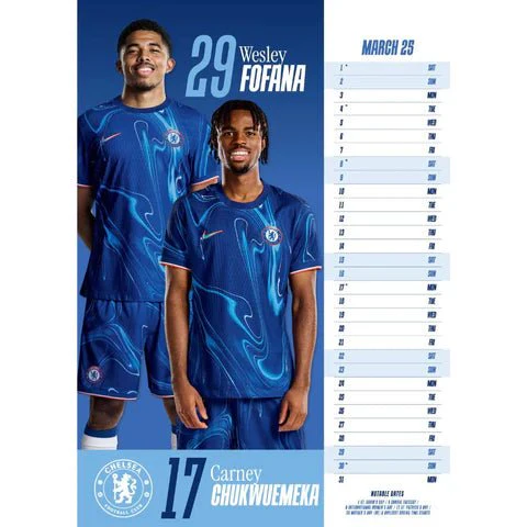 Chelsea 2025 Official Calendar - Image 2