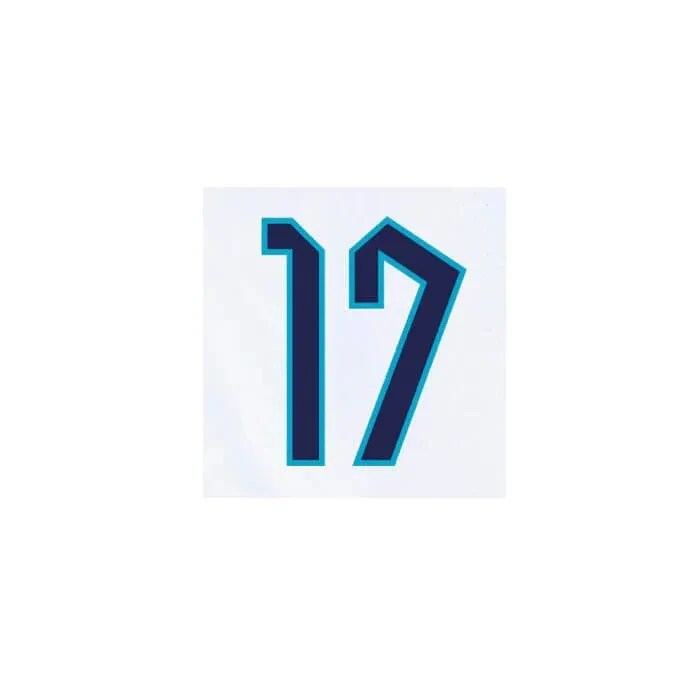England 2022-23 Home Saka #17 Youth Jersey Name Set - Image 2