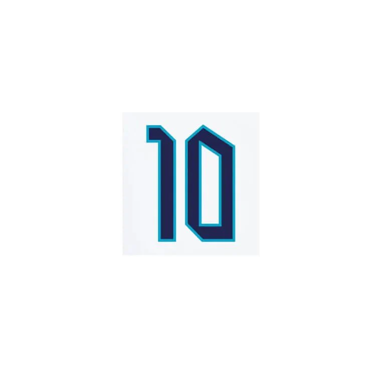 England 2022-23 Home Sterling #10 Jersey Name Set - Image 2