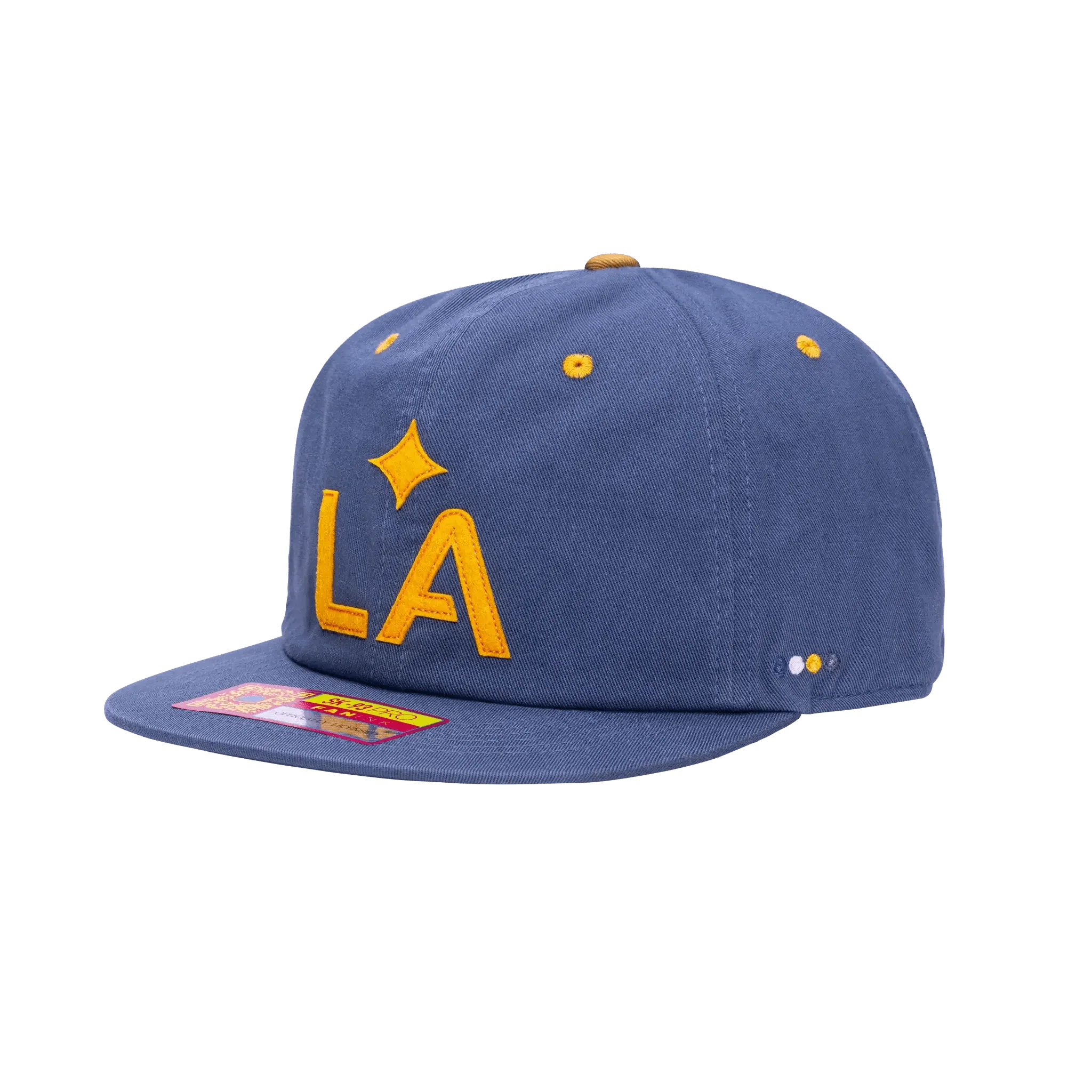 Fan Ink Collection LA Galaxy Bankroll Coral Snapback Hat - Image 2