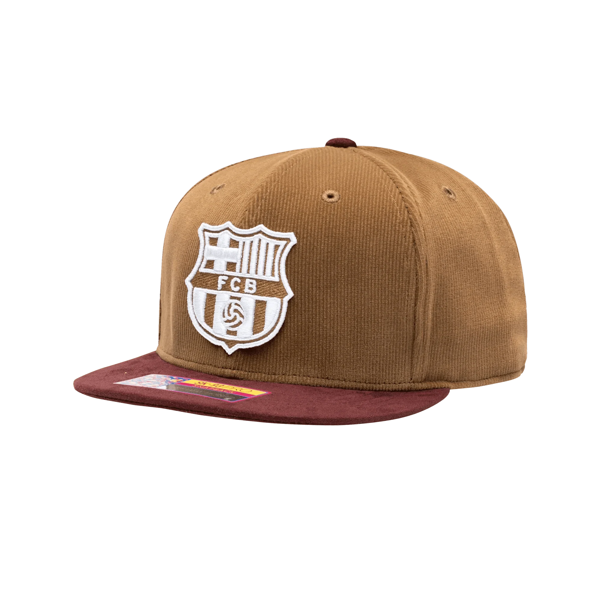 Fan Ink Collection Barcelona Cognac Snapback Hat - Image 2