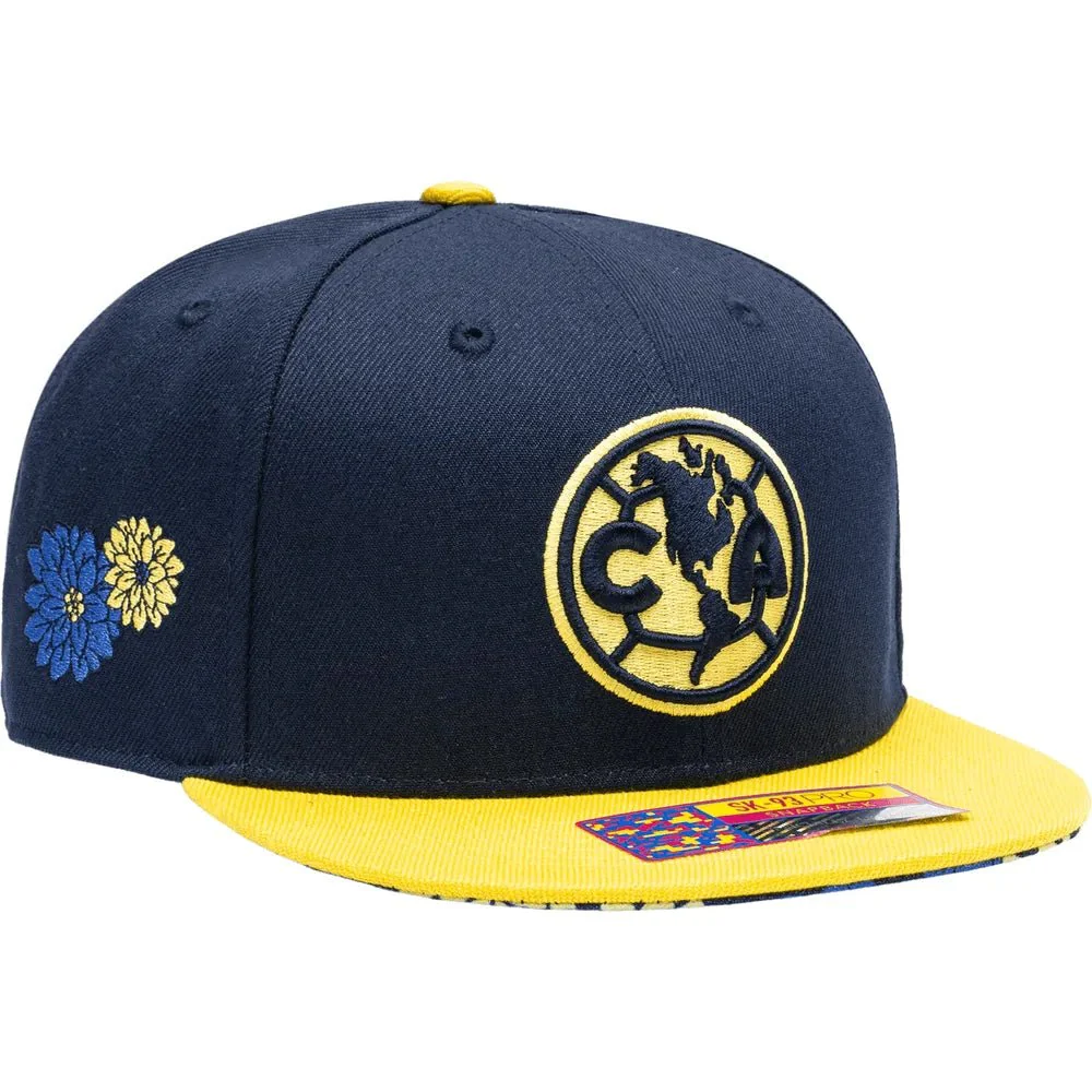 Fan Ink Collection Club America Day Of The Dead Snapback Hat - Image 3